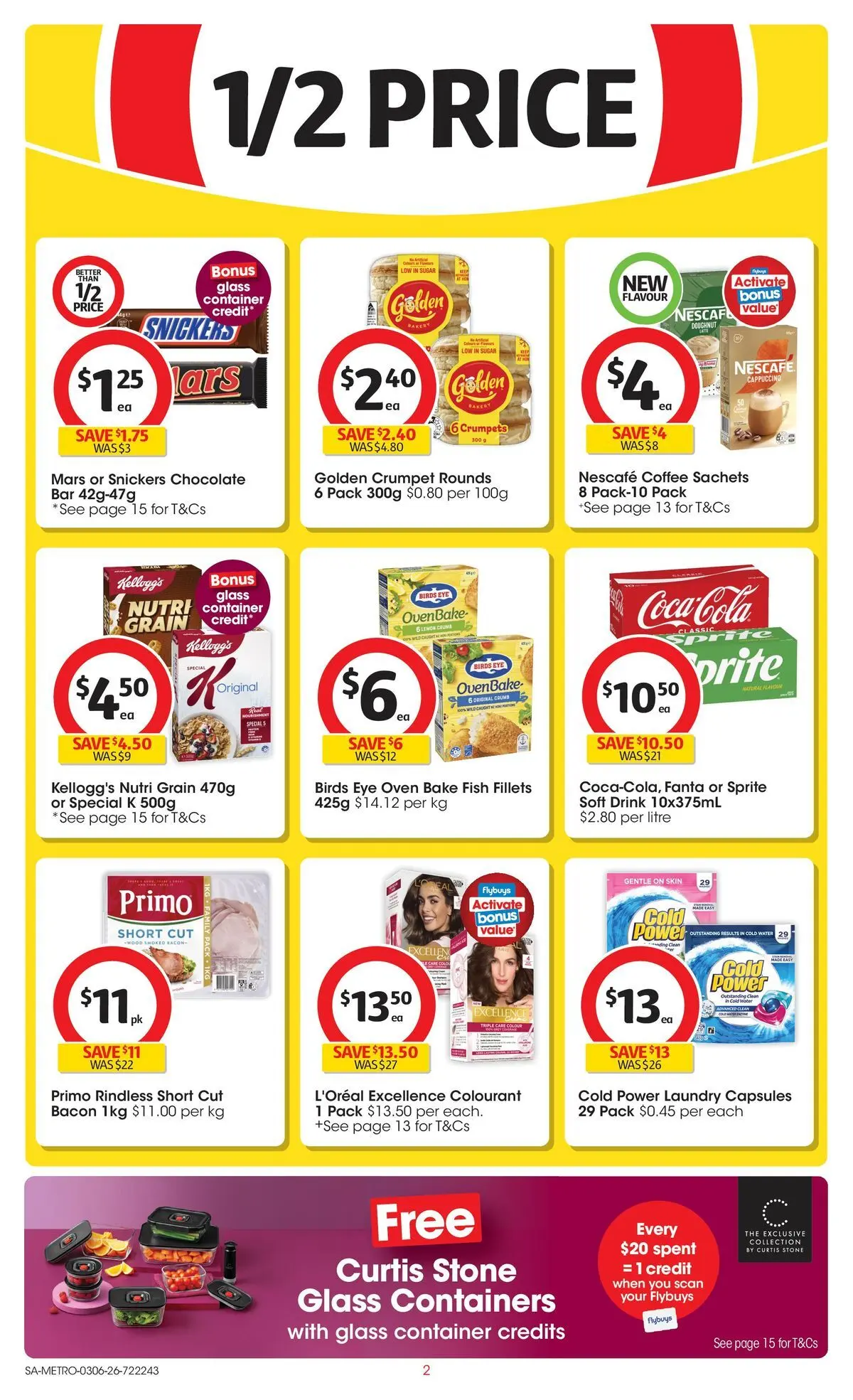 ﻿Coles catalogue valid from 02/06/2026 > Online Australia | Page: 2 | Products: Crumpets, Chocolate, Sugar, Bakery