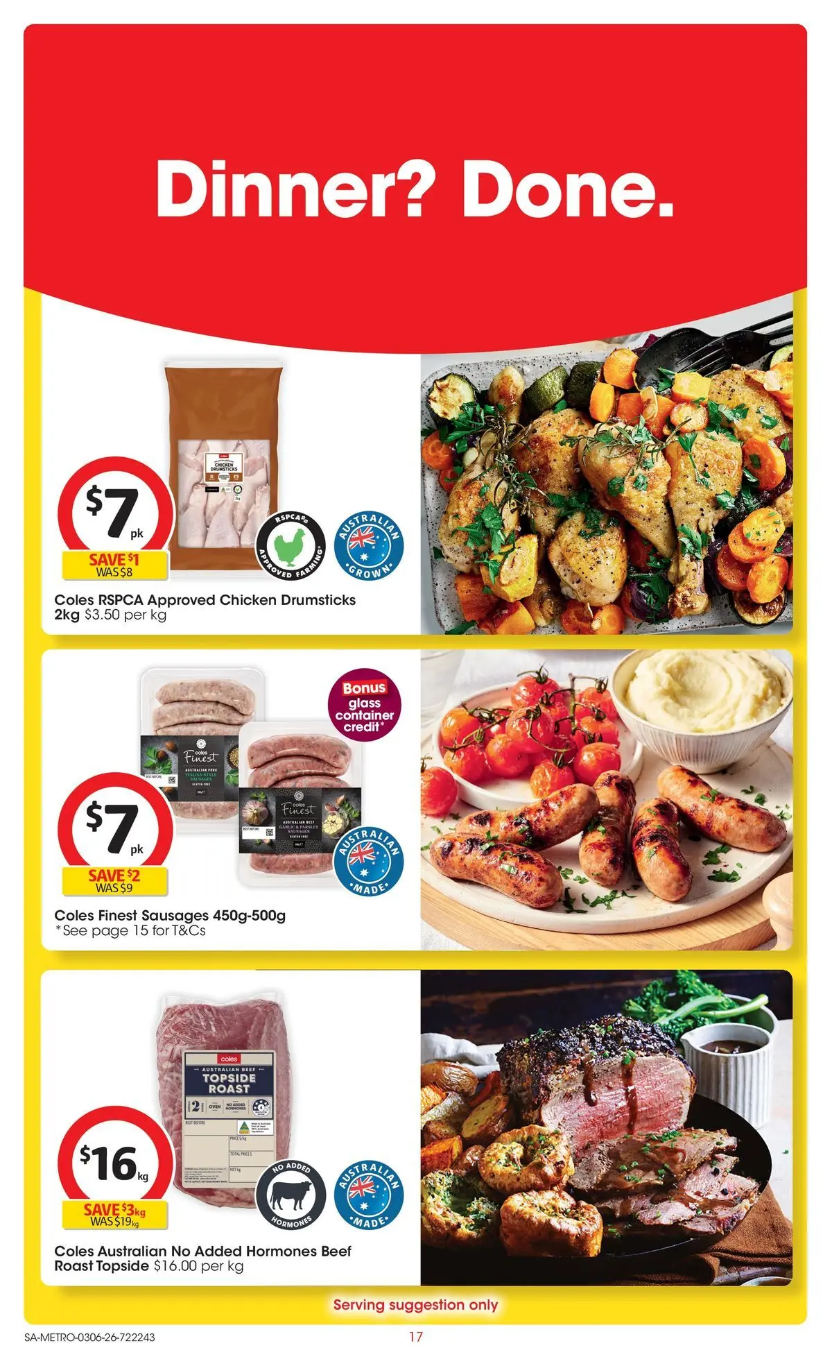 ﻿Coles catalogue valid from 02/06/2026 > Online Australia | Page: 17 | Products: Chicken, Beef