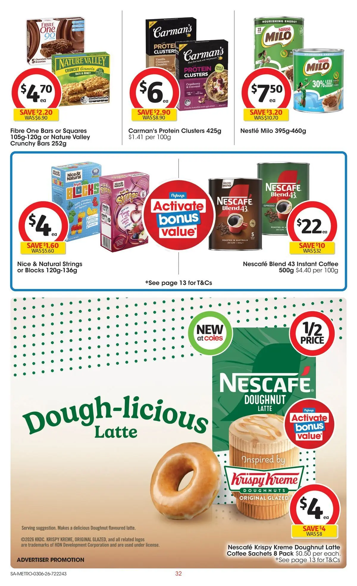 ﻿Coles catalogue valid from 02/06/2026 > Online Australia | Page: 32 | Products: Coffee, Chocolate, Oats, Oven