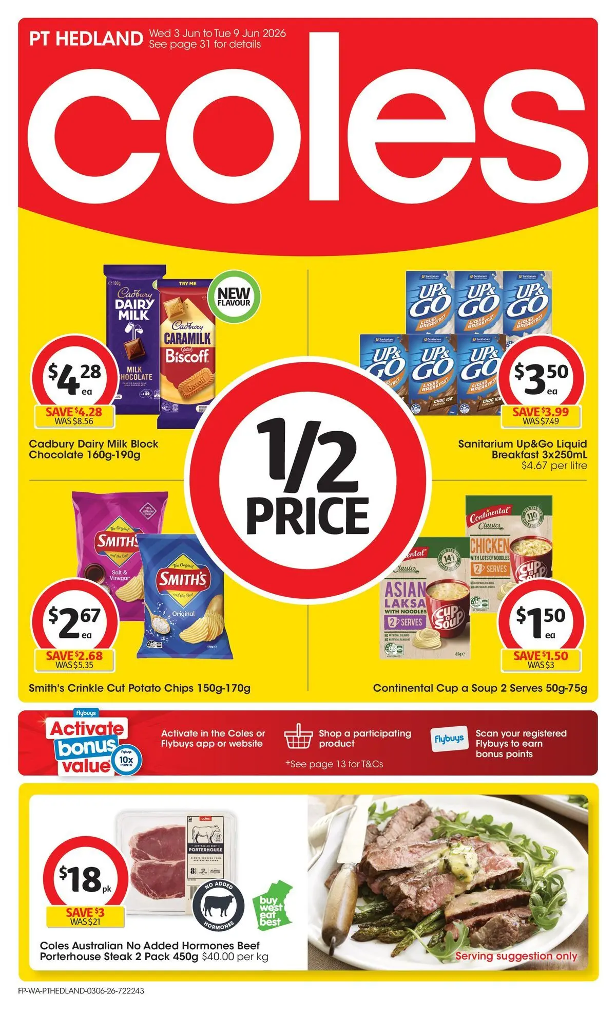 ﻿Coles catalogue valid from 02/06/2026 > Online Australia | Page: 1 | Products: Chicken, Beef, Chips, Vinegar