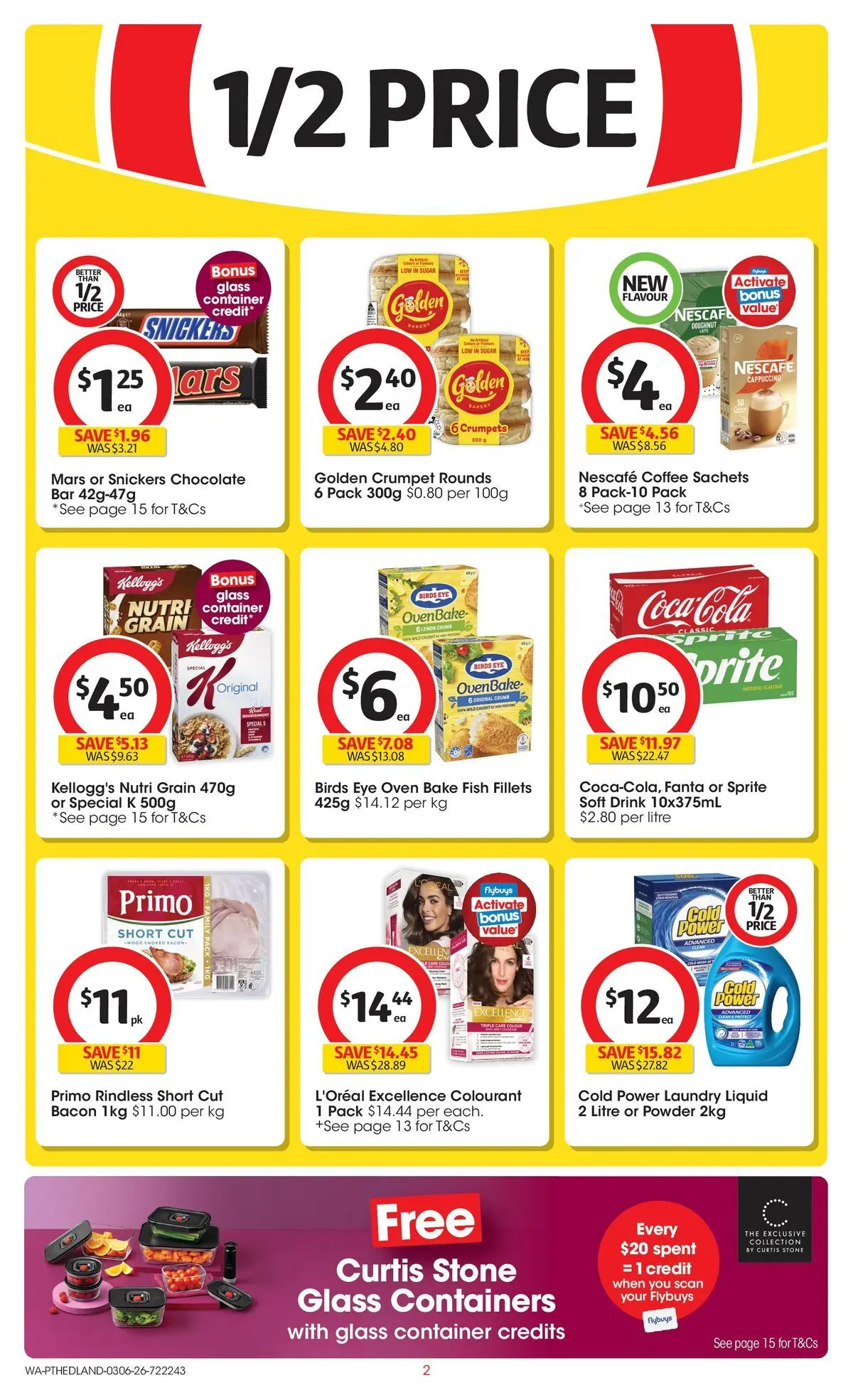 ﻿Coles catalogue valid from 02/06/2026 > Online Australia | Page: 2 | Products: Chocolate, Sugar, Nescafe, Laundry