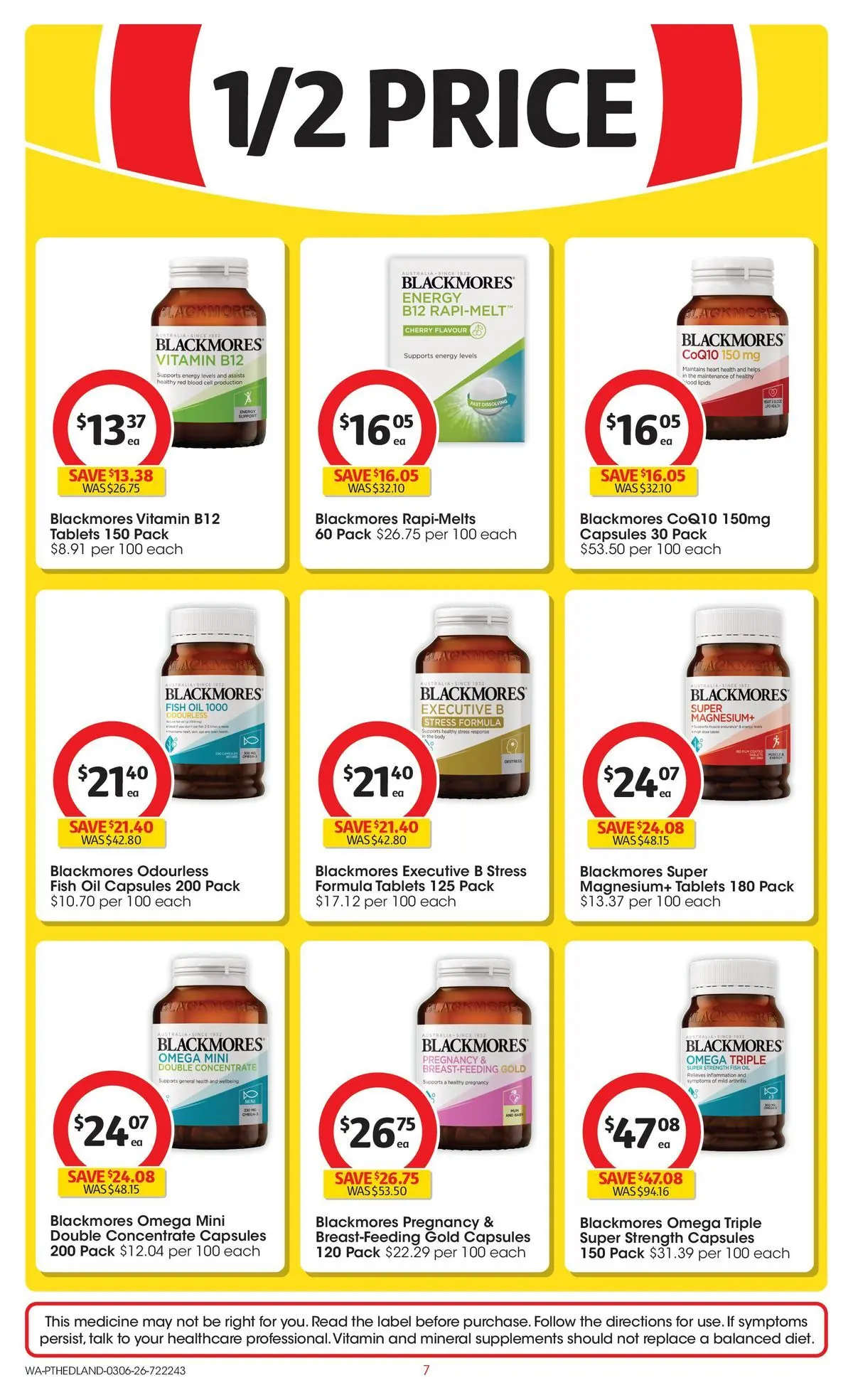 ﻿Coles catalogue valid from 02/06/2026 > Online Australia | Page: 7 | Products: Oil, Fish oil, Tablets, Vitamin