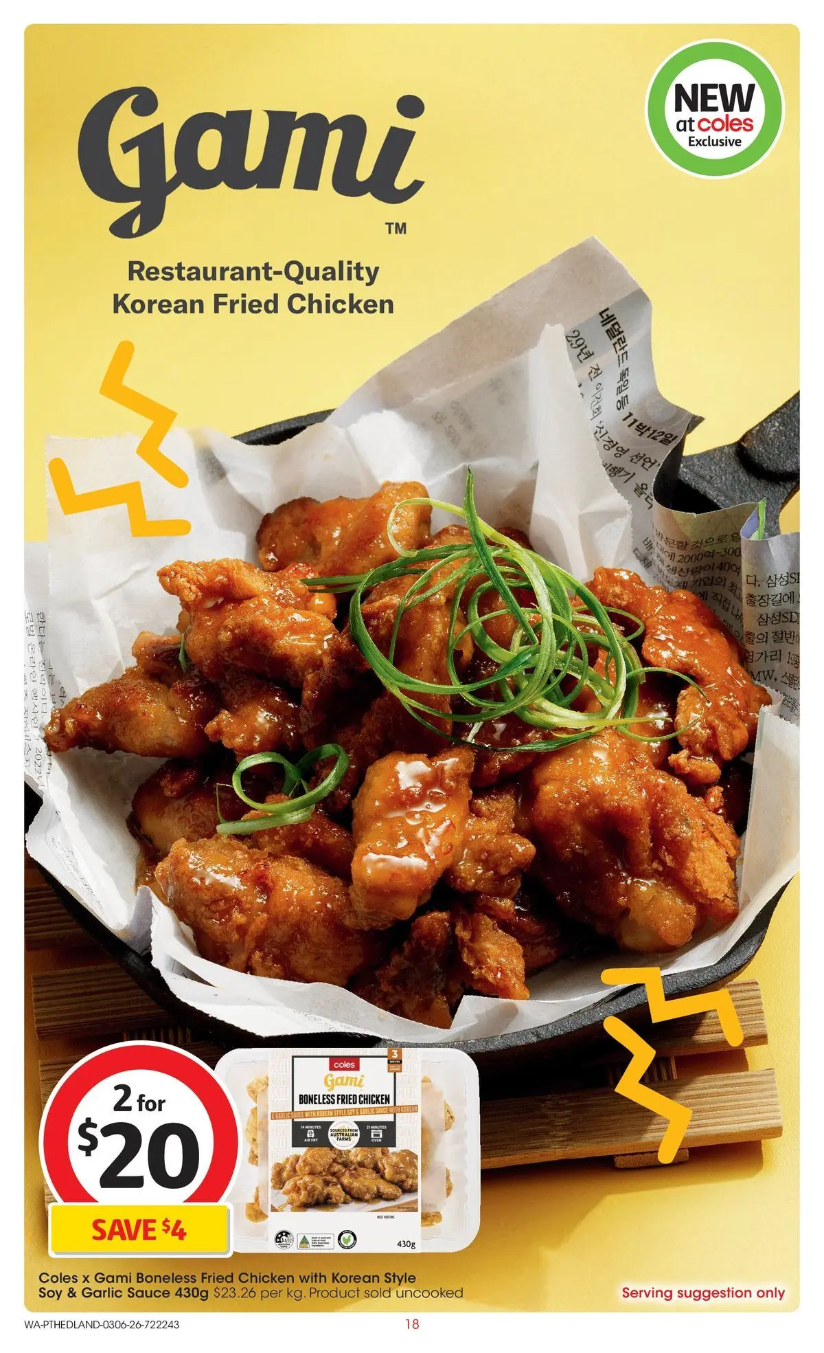 ﻿Coles catalogue valid from 02/06/2026 > Online Australia | Page: 18 | Products: Chicken, Sauce, Garlic