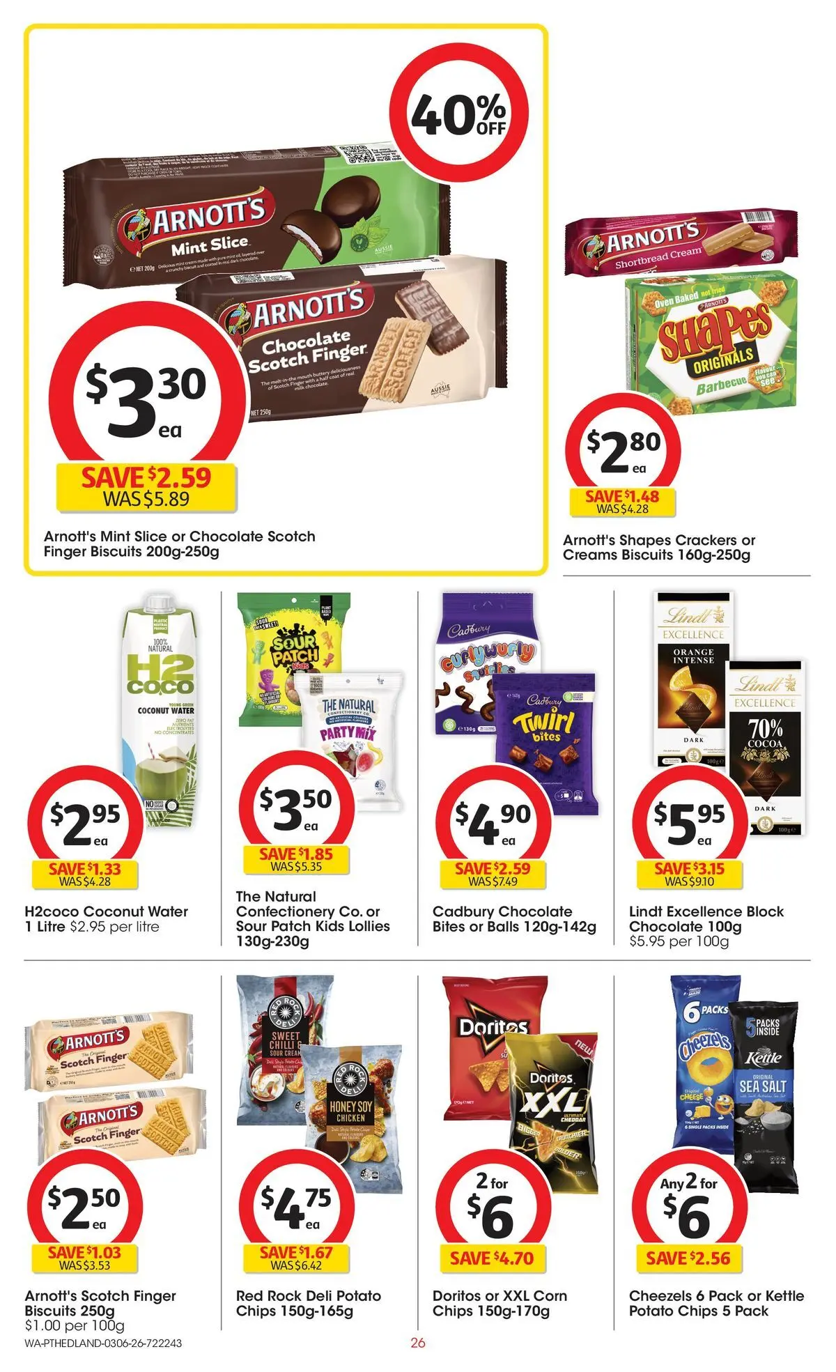 ﻿Coles catalogue valid from 02/06/2026 > Online Australia | Page: 26 | Products: Plant, Chicken, Lollies, Salt