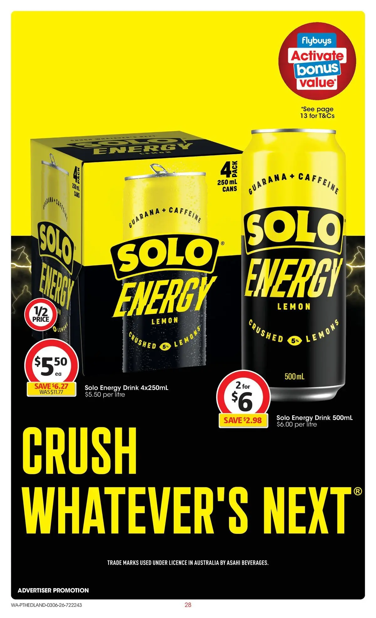 ﻿Coles catalogue valid from 02/06/2026 > Online Australia | Page: 28 | Products: Energy drink, Lemon