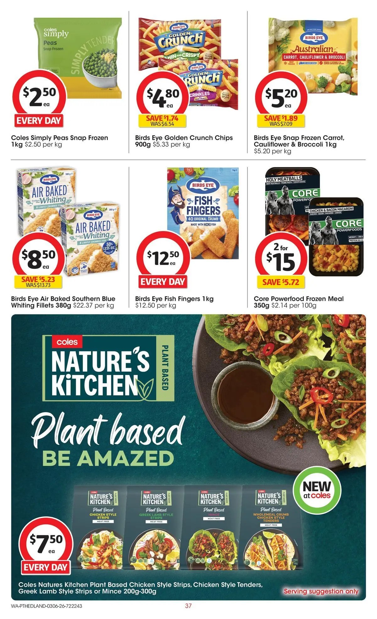 ﻿Coles catalogue valid from 02/06/2026 > Online Australia | Page: 37 | Products: Plant, Fish, Chips, Cauliflower