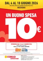 CONAD NORD OVEST BUONO SPESA 10&euro; - al 10.06.2026