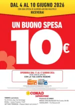 CONAD NORD OVEST BUONO SPESA 10&euro; - al 10.06.2026