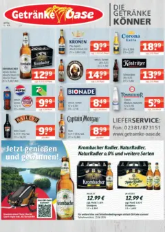 Angebote - Getränke Oase: Getränkeangebote ab 31.05.2026 gültig