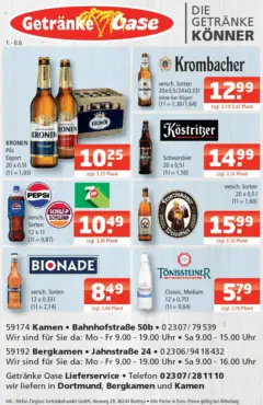 Angebote - Getränke Oase: Getränkeangebote ab 31.05.2026 gültig