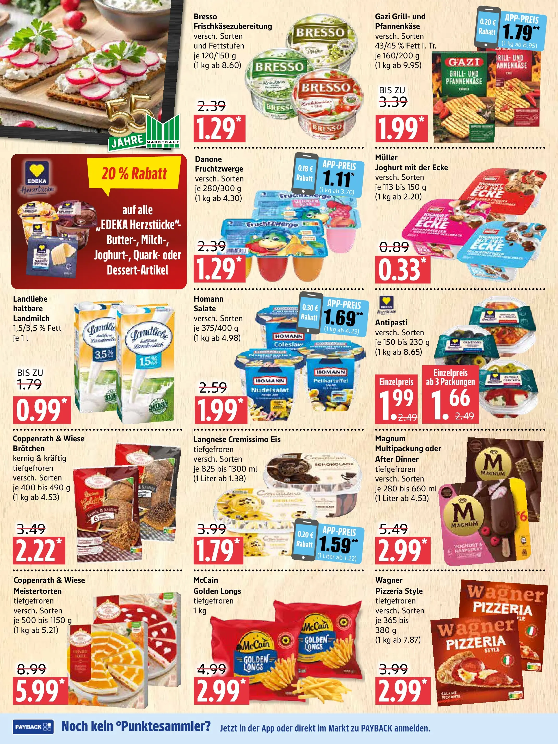 Marktkauf Prospekt Prenzlau (ab 01.06.2026) » Angebote online | Seite: 4 | Produkte: Langnese, Quark, Milch, Fruchtzwerge