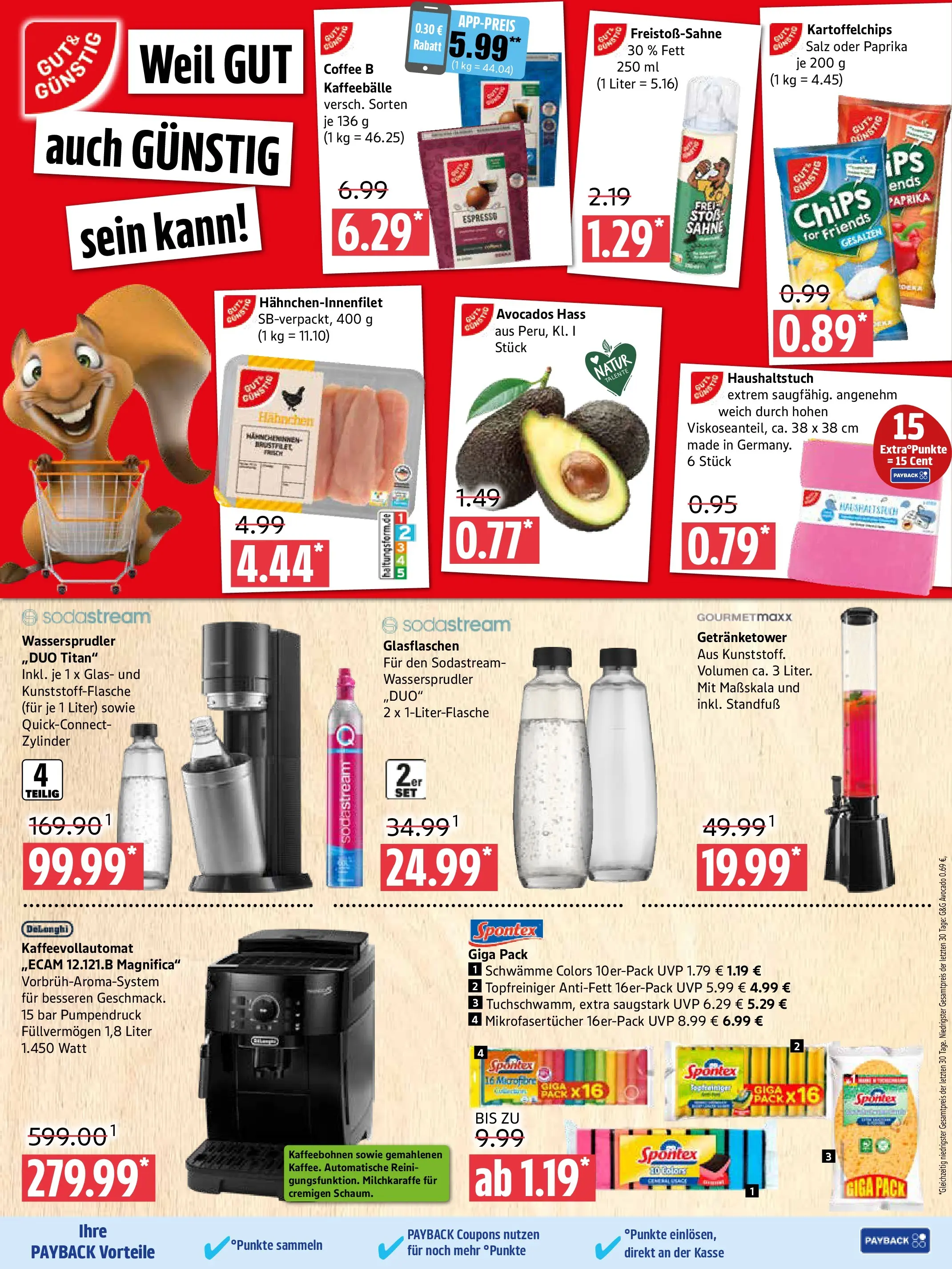 Marktkauf Prospekt Prenzlau (ab 01.06.2026) » Angebote online | Seite: 9 | Produkte: Hahnchen, Avocado, Kaffeevollautomat, Chips