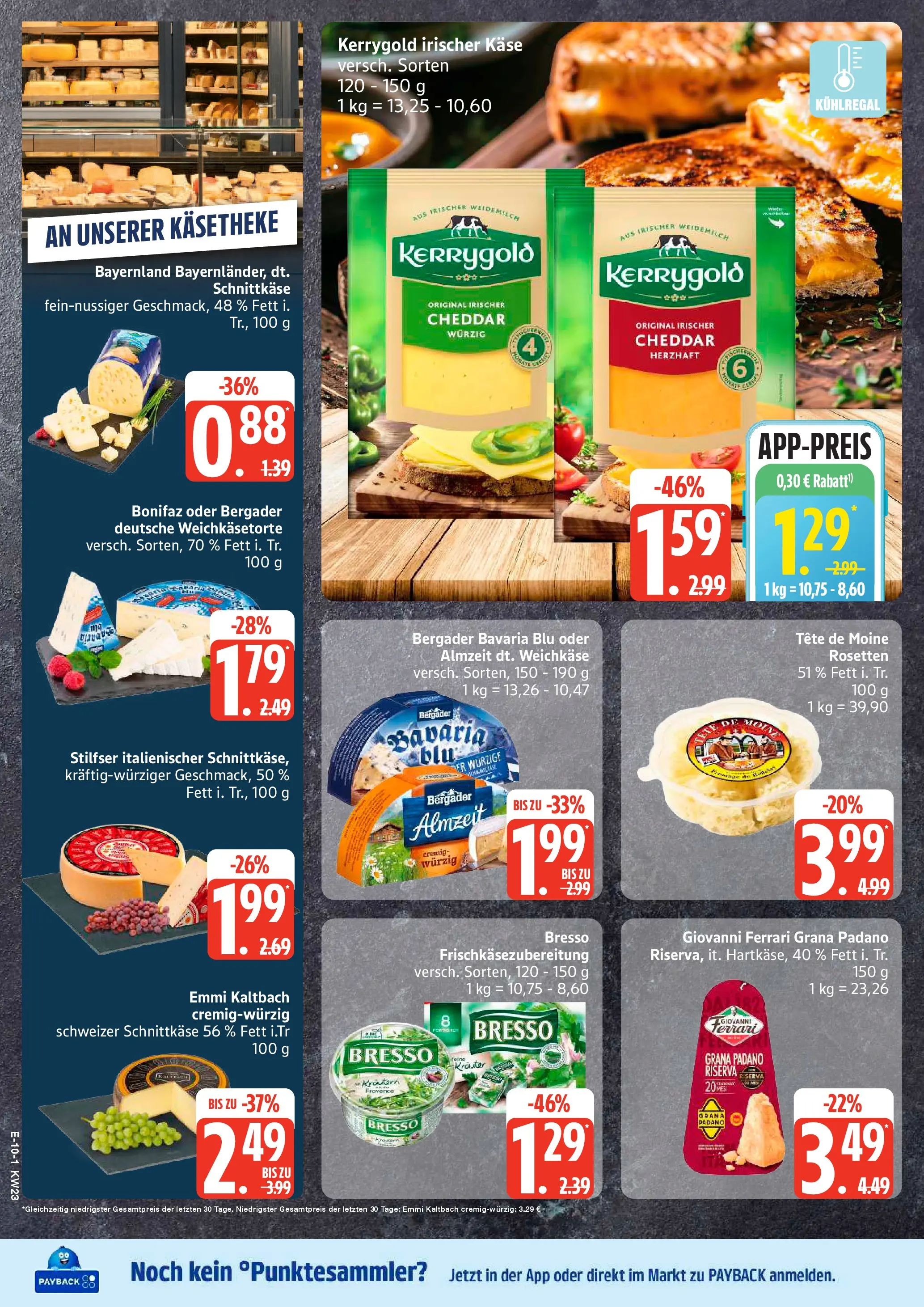 Edeka prospekt Rostock (ab 01.06.2026) » Angebote Online | Seite: 12 | Produkte: Käse, Bresso