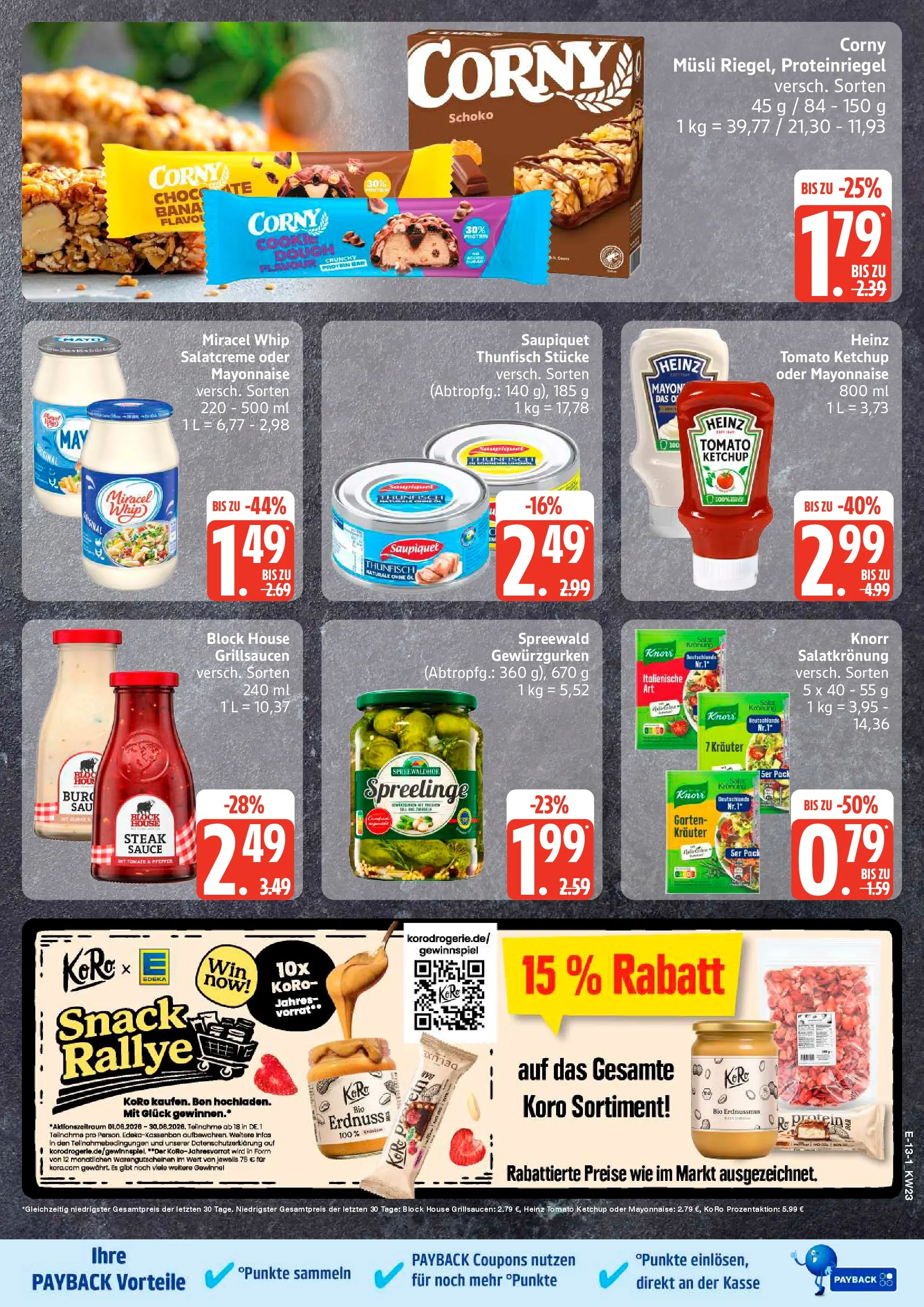 Edeka prospekt Rostock (ab 01.06.2026) » Angebote Online | Seite: 15 | Produkte: Grill, Dressing, Knorr, Miracel whip