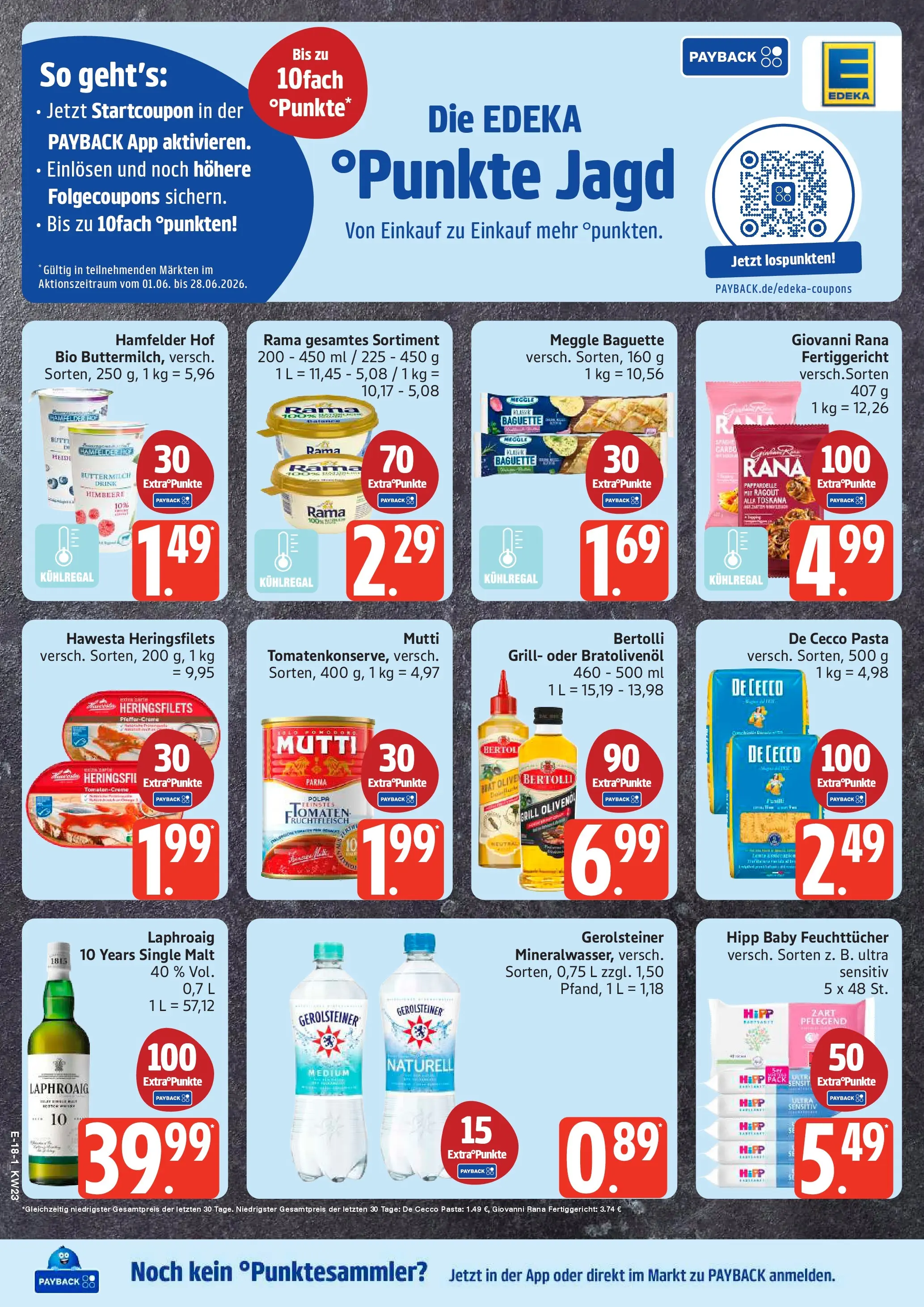 Edeka prospekt Rostock (ab 01.06.2026) » Angebote Online | Seite: 22 | Produkte: Grill, Rama, Himbeere, Gerolsteiner