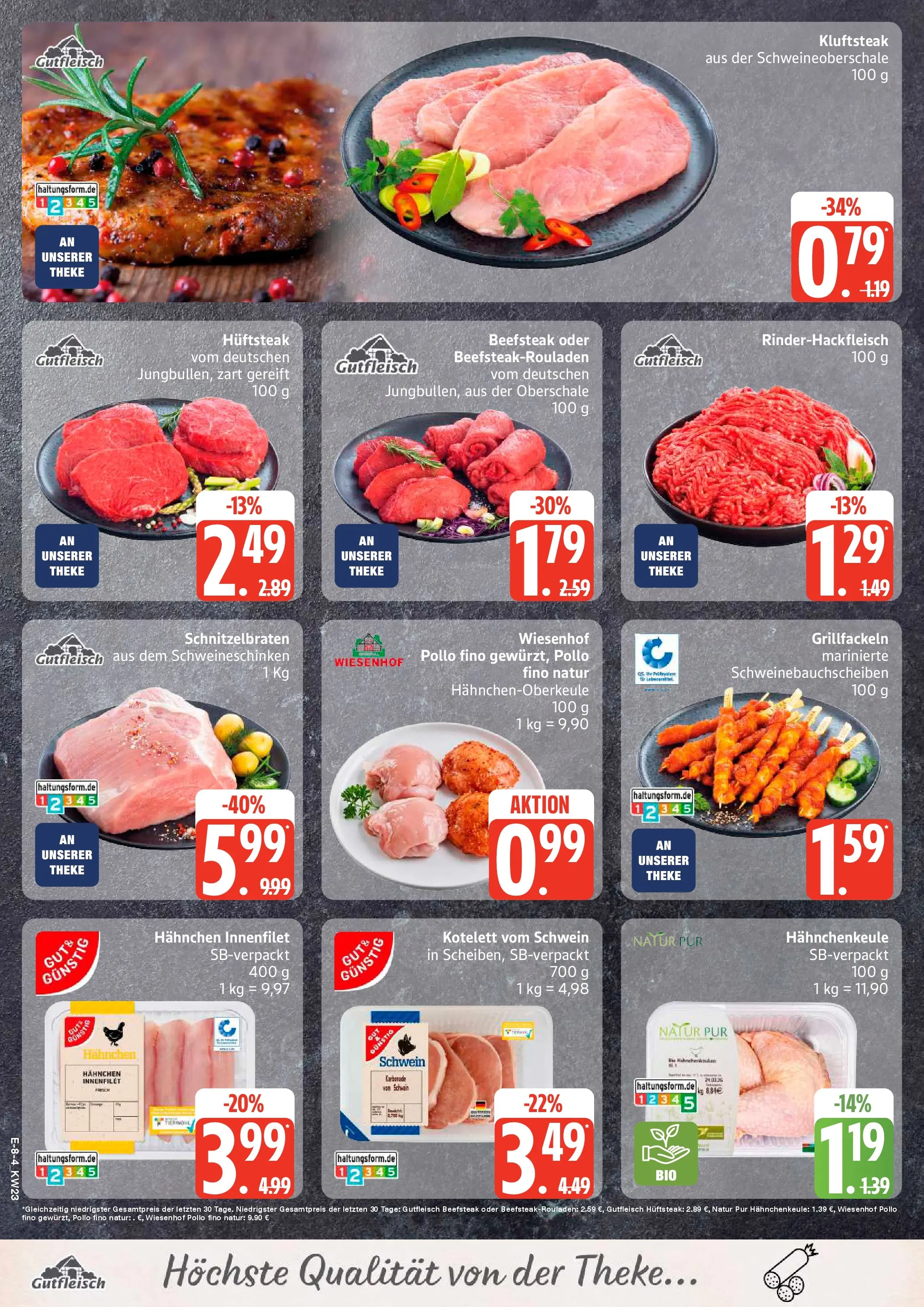 Edeka prospekt Rostock (ab 01.06.2026) » Angebote Online | Seite: 10 | Produkte: Top, Hahnchen, Schnitzel, Steak