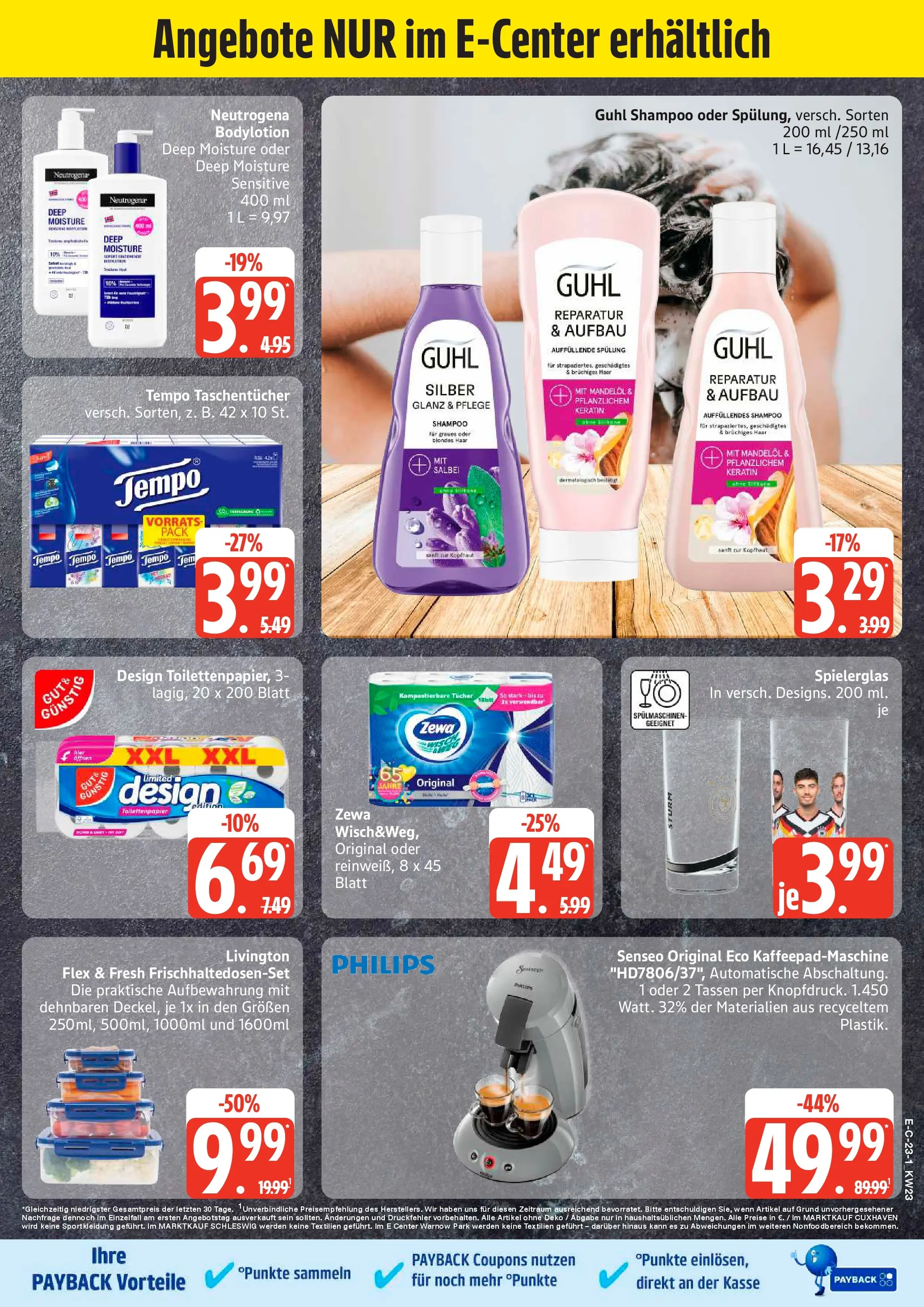 Marktkauf Prospekt Heide (ab 01.06.2026) » Angebote online | Seite: 23 | Produkte: Shampoo, Spülung, Tempo, Server