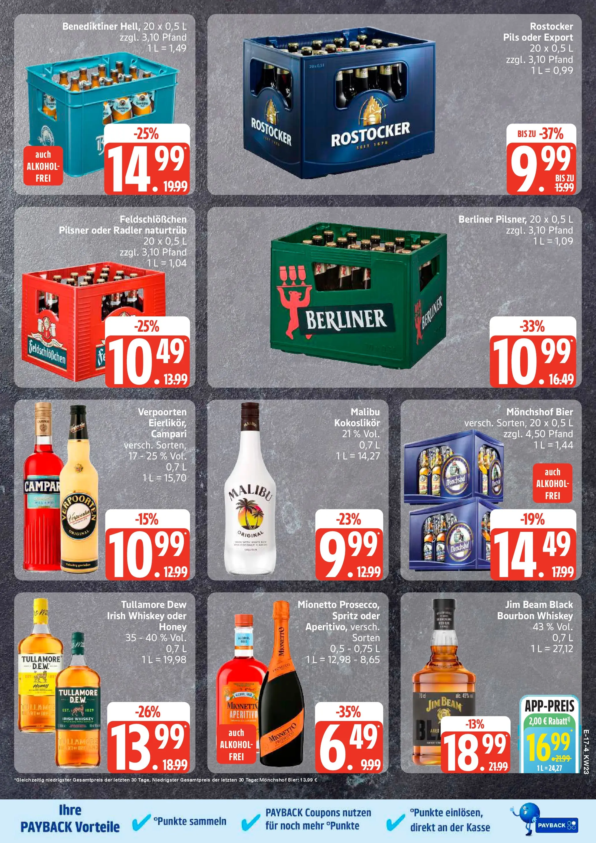 Edeka prospekt Rostock (ab 01.06.2026) » Angebote Online | Seite: 21 | Produkte: Berliner, Jim beam, Radler, Bourbon