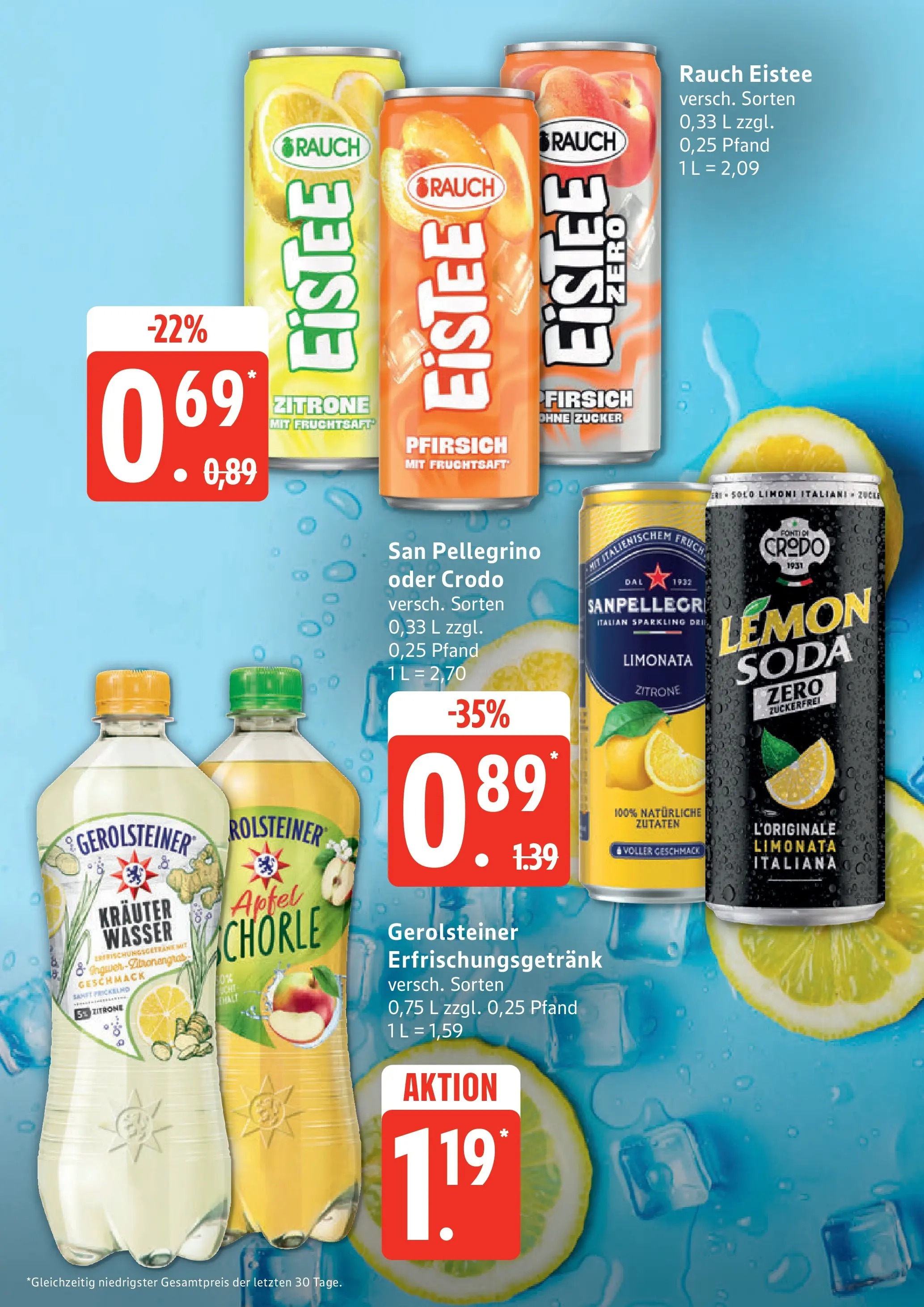 Edeka prospekt Rostock (ab 01.06.2026) » Angebote Online | Seite: 18 | Produkte: Äpfel, Zucker, Zitrone, Gerolsteiner