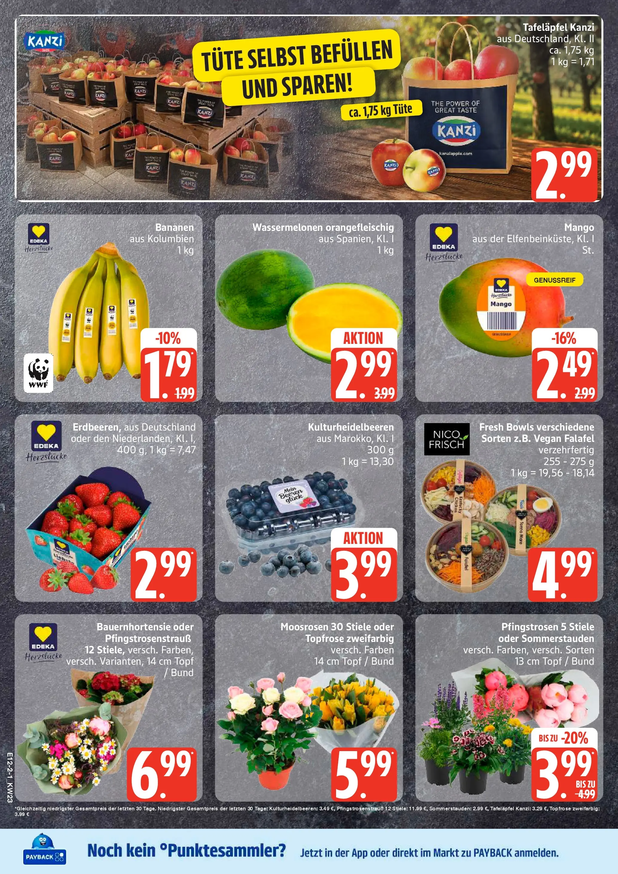 Edeka prospekt Rostock-Gehlsdorf (ab 01.06.2026) » Angebote Online | Seite: 2 | Produkte: Bananen, Mango