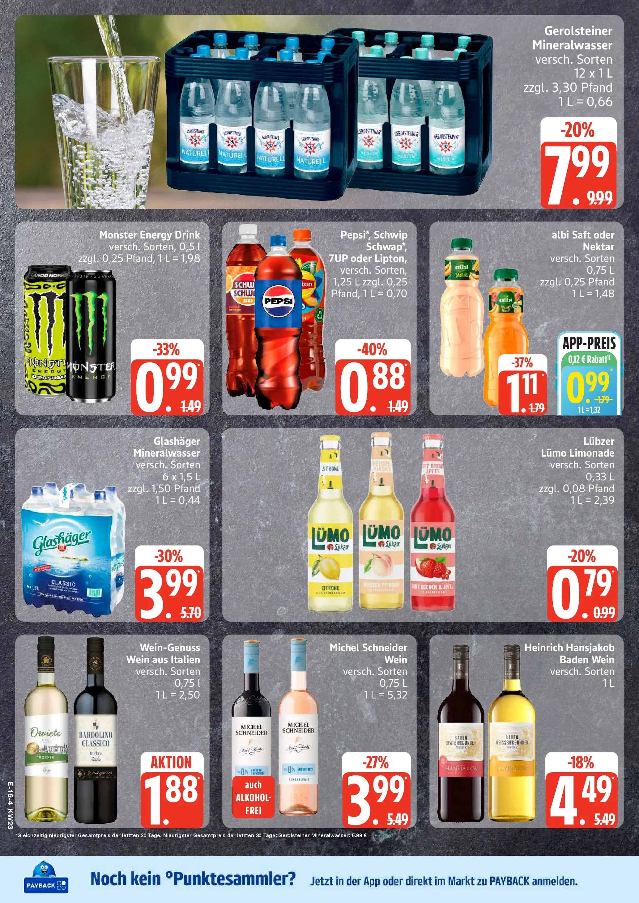 Edeka prospekt Rostock (ab 01.06.2026) » Angebote Online | Seite: 19 | Produkte: Äpfel, Mineralwasser, Zitrone, Gerolsteiner