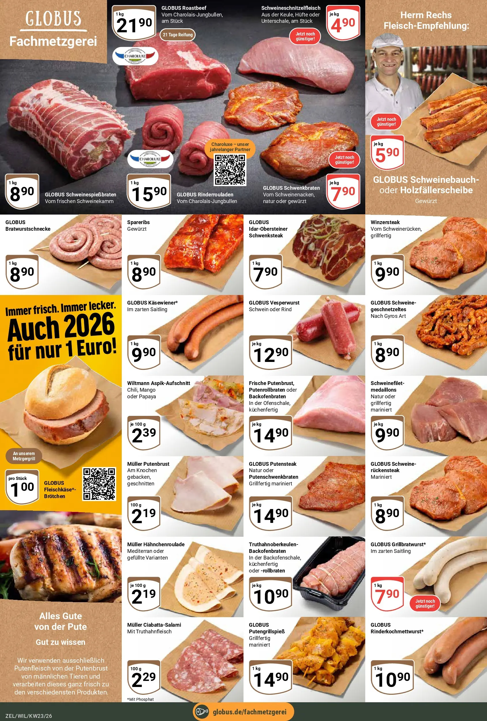 Globus Prospekt Wittlich (ab 01.06.2026) » Angebote online | Seite: 8 | Produkte: Schweinebauch, Schweinefilet, Gyros, Mango