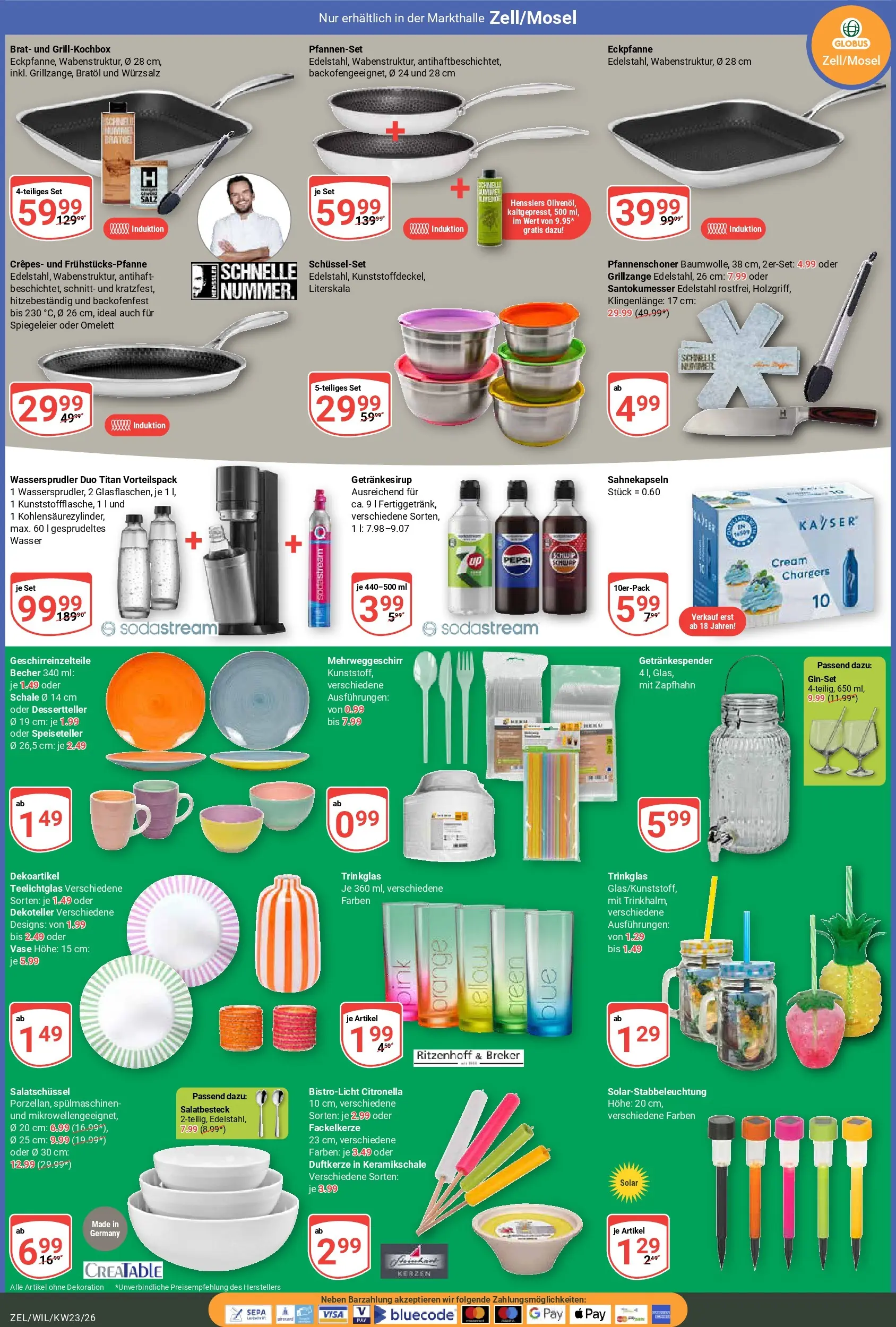 Globus Prospekt Wittlich (ab 01.06.2026) » Angebote online | Seite: 19 | Produkte: Vase, Wasser, Pepsi, Sodastream