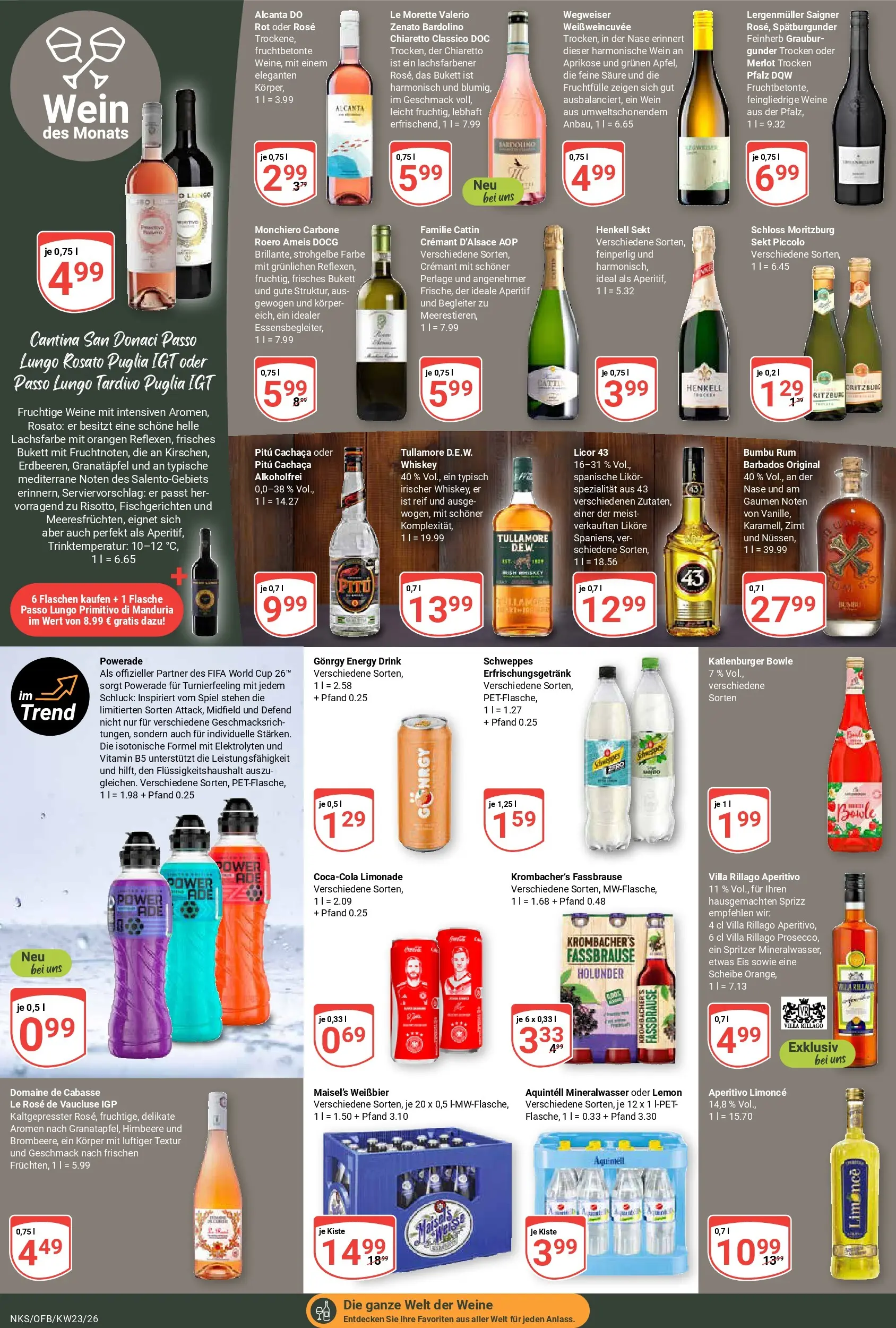 Globus Prospekt Neunkirchen (ab 01.06.2026) » Angebote online | Seite: 16 | Produkte: Merlot, Orangen, Schweppes, Mineralwasser
