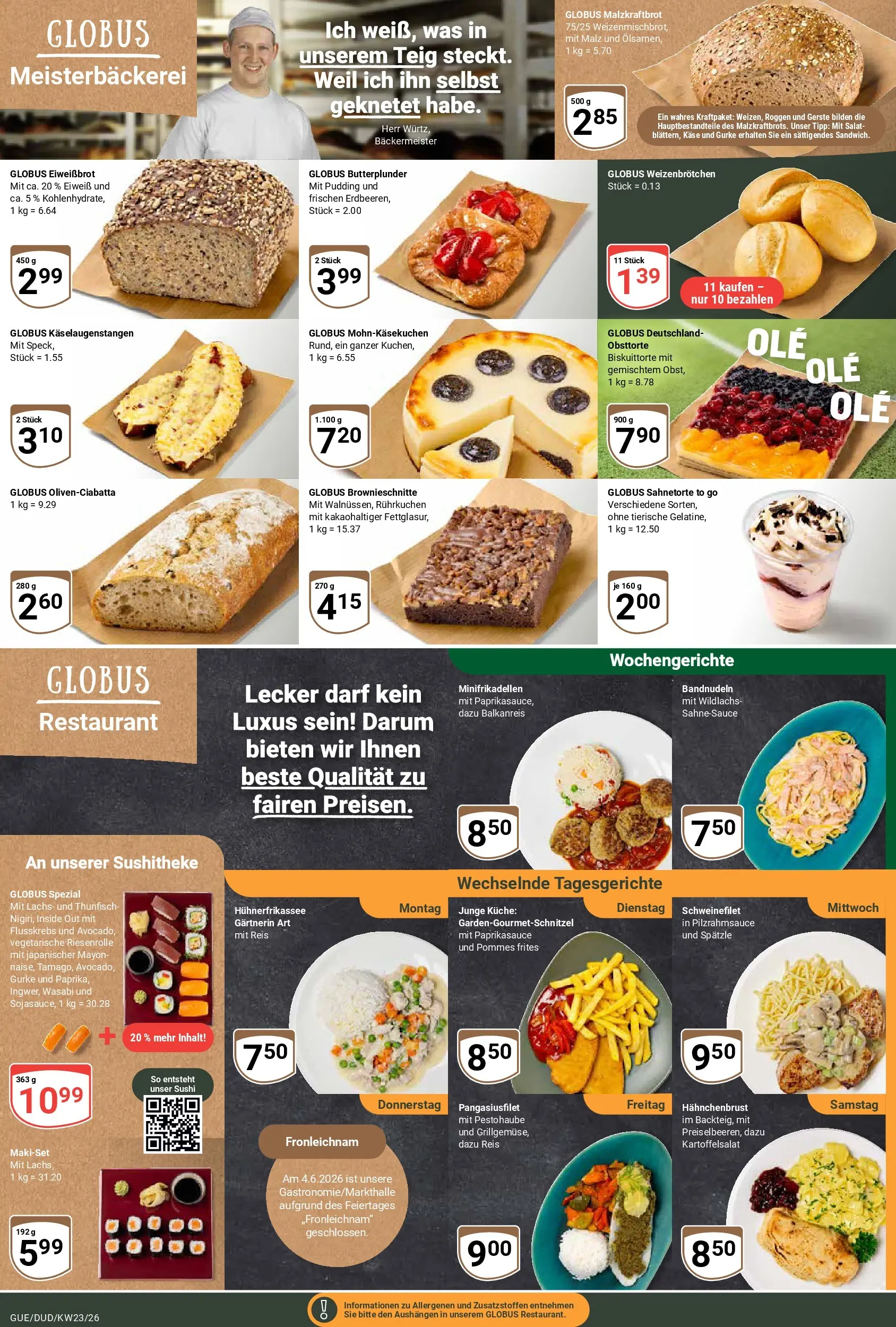Globus Prospekt Saarbrücken-Güdingen (ab 01.06.2026) » Angebote online | Seite: 7 | Produkte: Küche, Pommes frites, Lachs, Hahnchenbrust