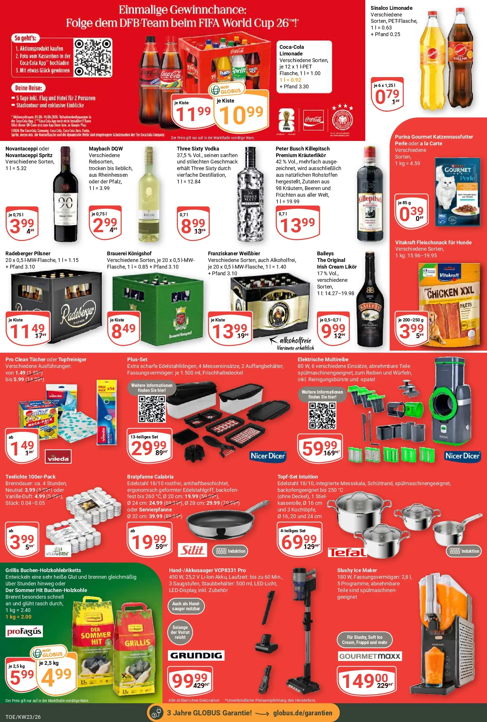 Globus Prospekt Tönisvorst (ab 01.06.2026) » Angebote online | Seite: 7 | Produkte: Sinalco, Likör, Backofen, Vodka