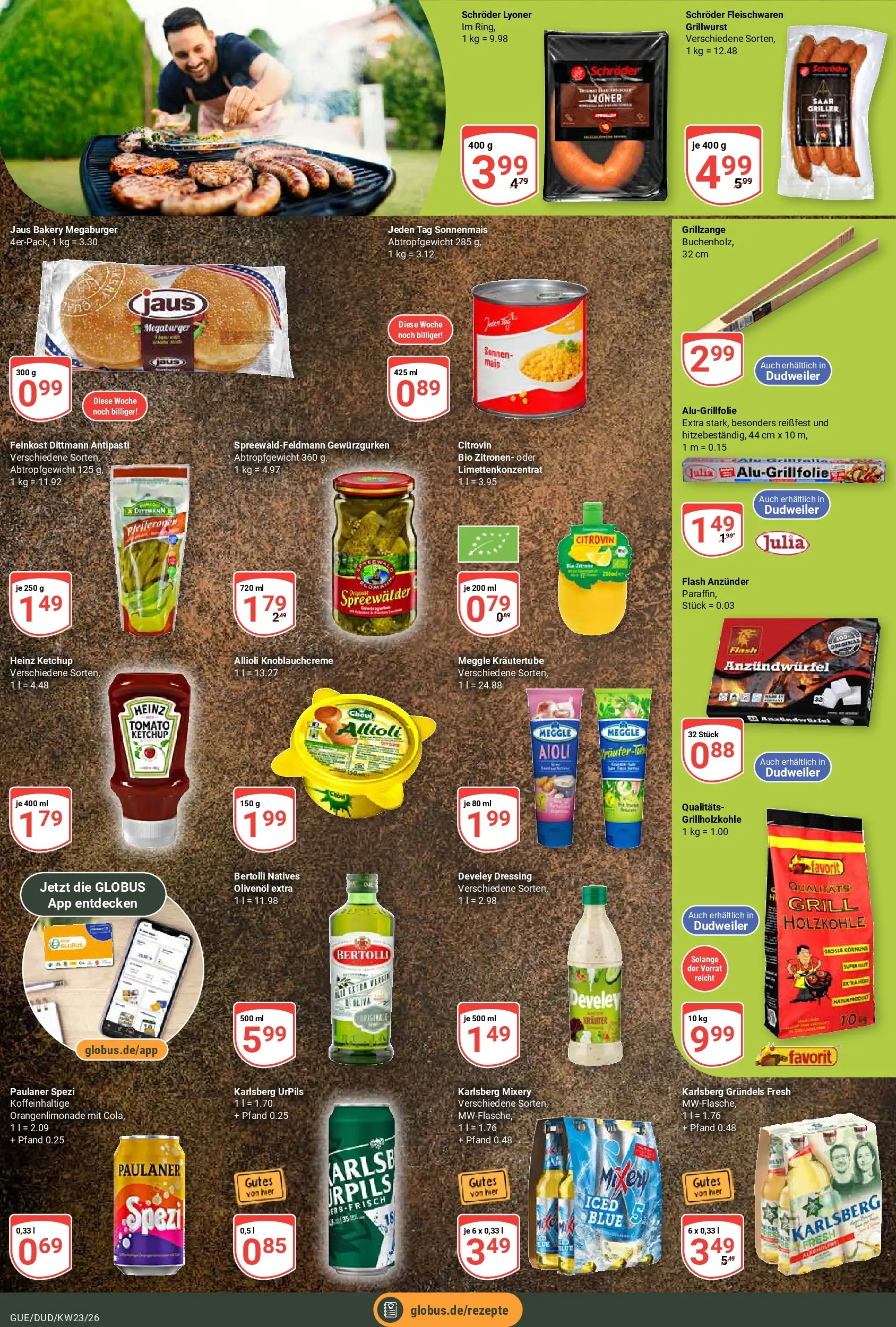 Globus Prospekt Saarbrücken-Güdingen (ab 01.06.2026) » Angebote online | Seite: 14 | Produkte: Grill, Heinz ketchup, Mixery, Ketchup
