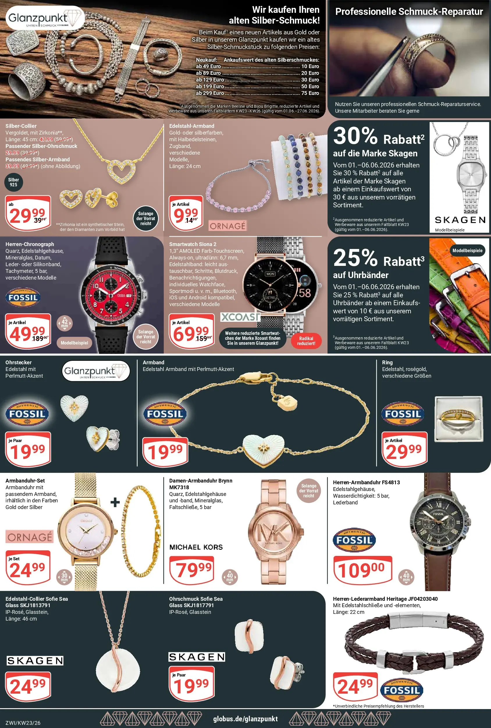Globus Prospekt Zwickau (ab 31.05.2026) » Angebote online | Seite: 26 | Produkte: Smartwatch