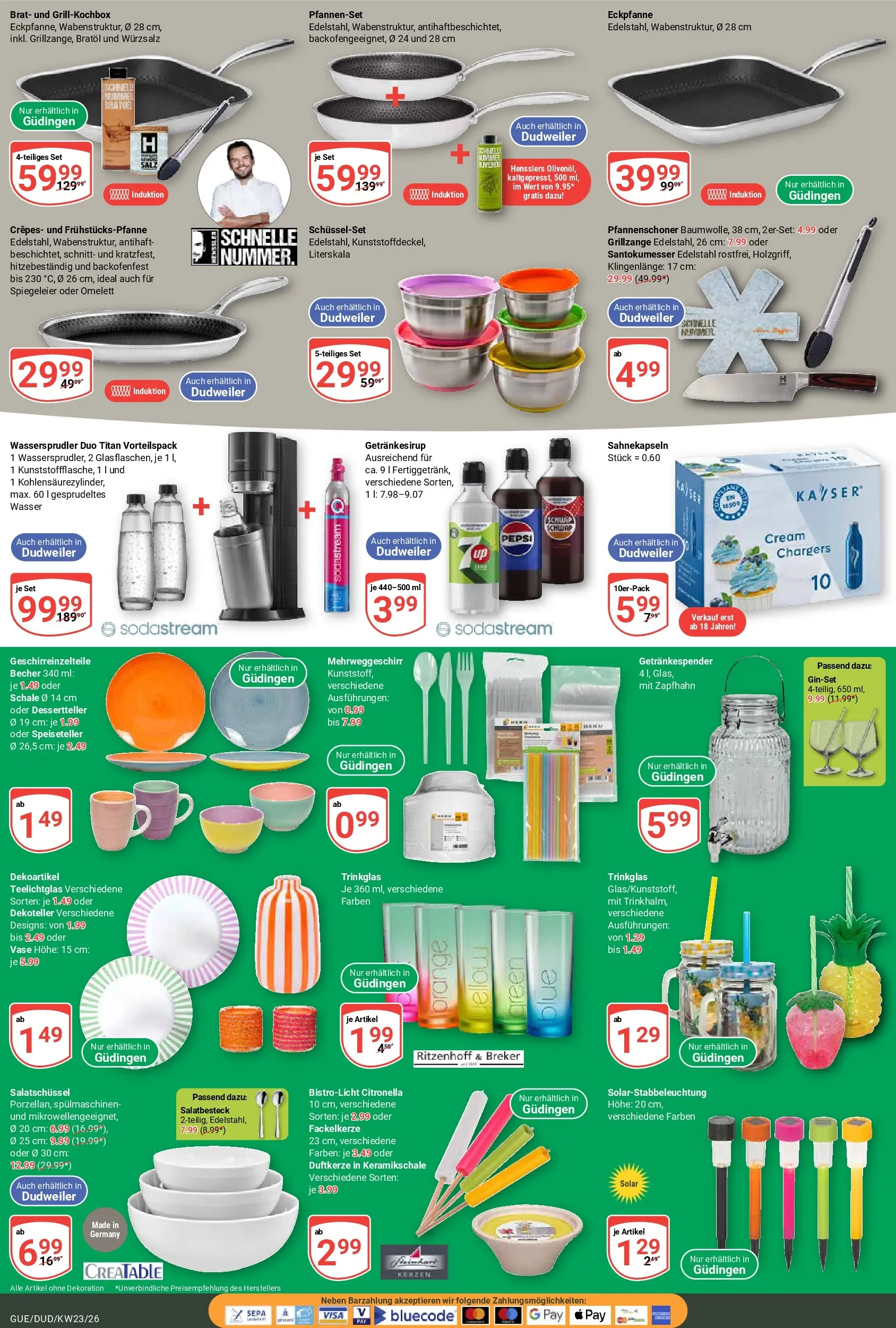 Globus Prospekt Saarbrücken-Güdingen (ab 01.06.2026) » Angebote online | Seite: 23 | Produkte: Vase, Grat, Wasser, Sodastream
