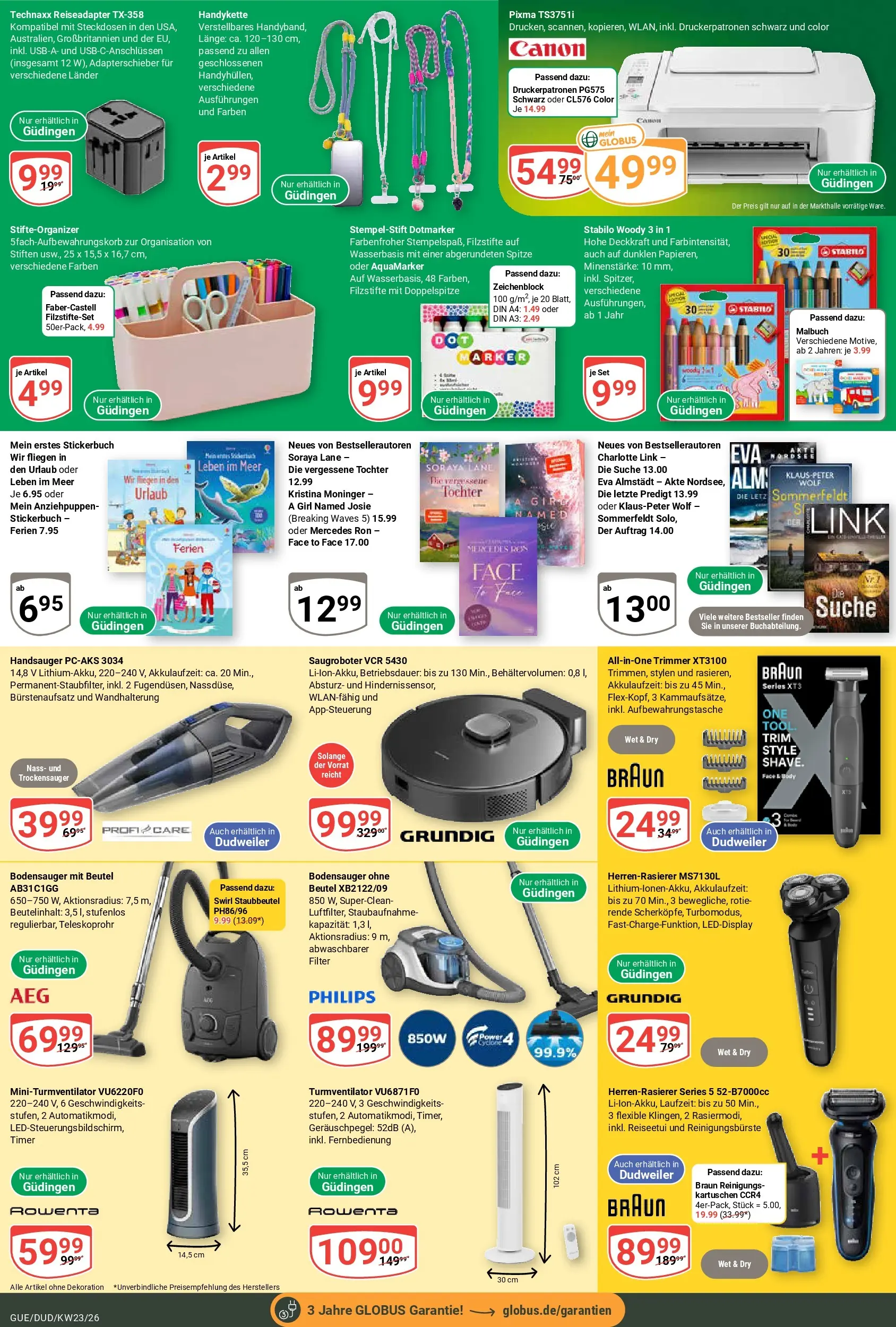 Globus Prospekt Saarbrücken-Güdingen (ab 01.06.2026) » Angebote online | Seite: 24 | Produkte: Philips, Turmventilator