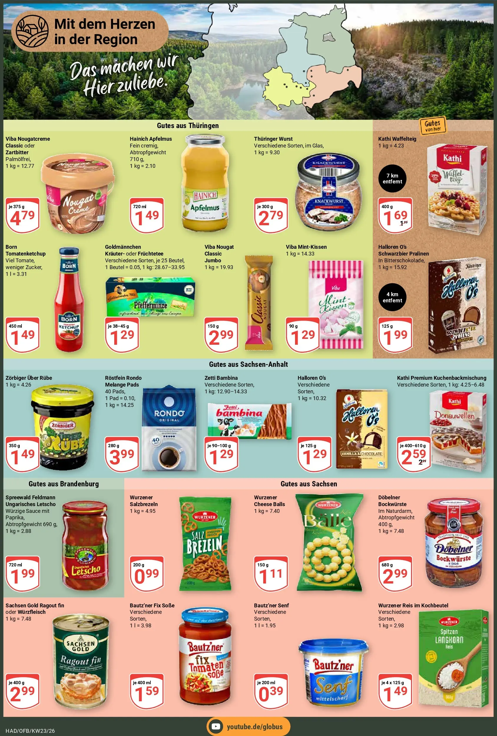 Globus Prospekt Halle (saale) (ab 01.06.2026) » Angebote online | Seite: 3 | Produkte: Kissen, Soße, Salz, Reis