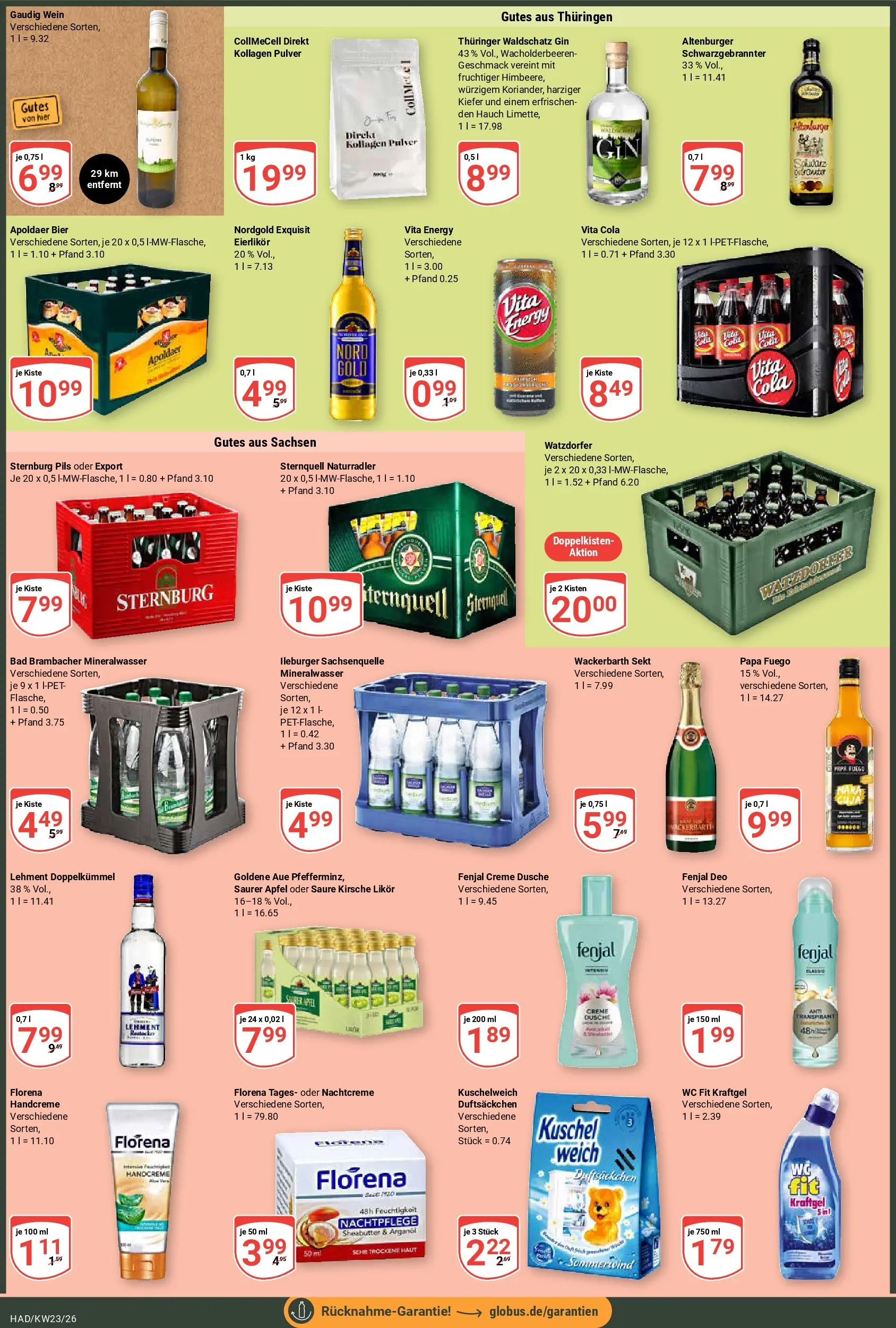 Globus Prospekt Halle (saale) (ab 01.06.2026) » Angebote online | Seite: 4 | Produkte: Bier, Creme, Wein, Nachtcreme