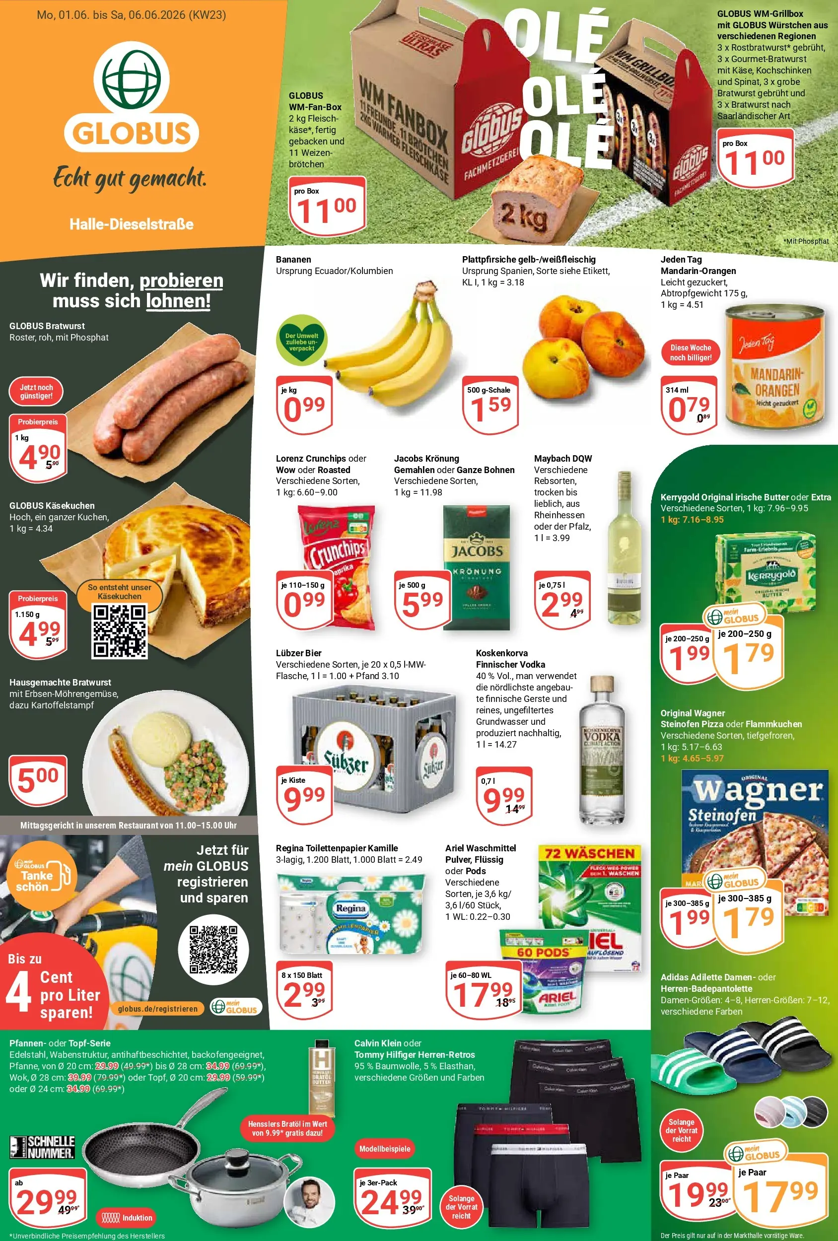 Globus Prospekt Halle (saale) (ab 01.06.2026) » Angebote online | Seite: 5 | Produkte: Butter, Käse, Waschmittel, Lorenz crunchips