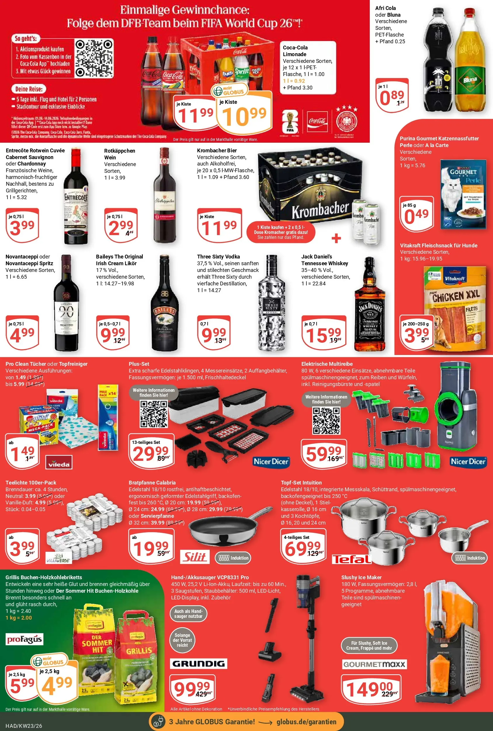 Globus Prospekt Halle (saale) (ab 01.06.2026) » Angebote online | Seite: 7 | Produkte: Bier, Rotwein, Jack Daniel's, Backofen