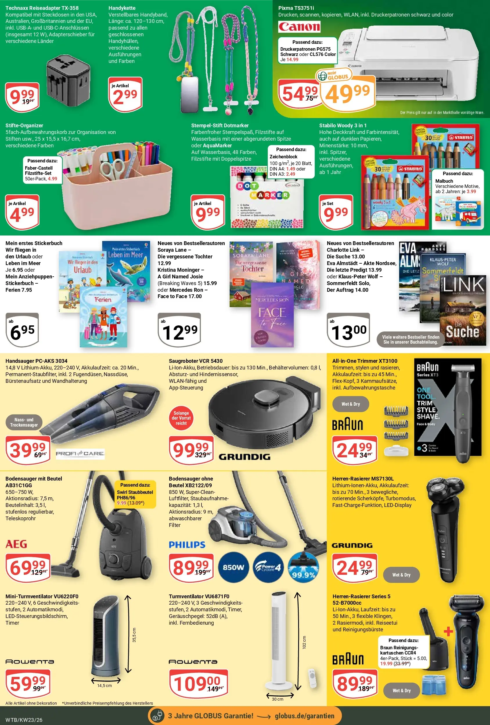 Globus Prospekt Wächtersbach (ab 01.06.2026) » Angebote online | Seite: 19 | Produkte: Philips, Turmventilator