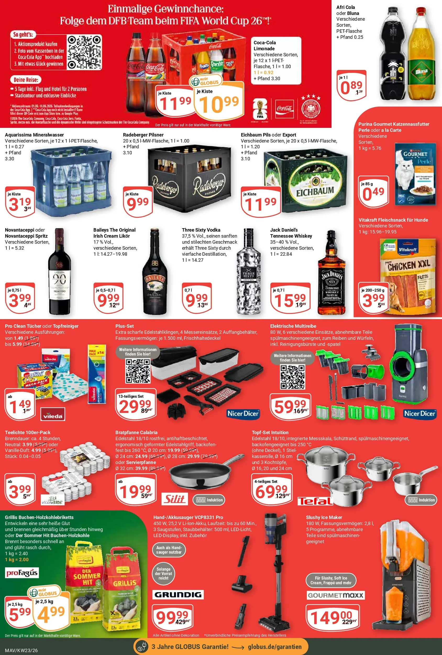 Globus Prospekt Mannheim (ab 01.06.2026) » Angebote online | Seite: 5 | Produkte: Coca cola, Cola, Pils, Vodka