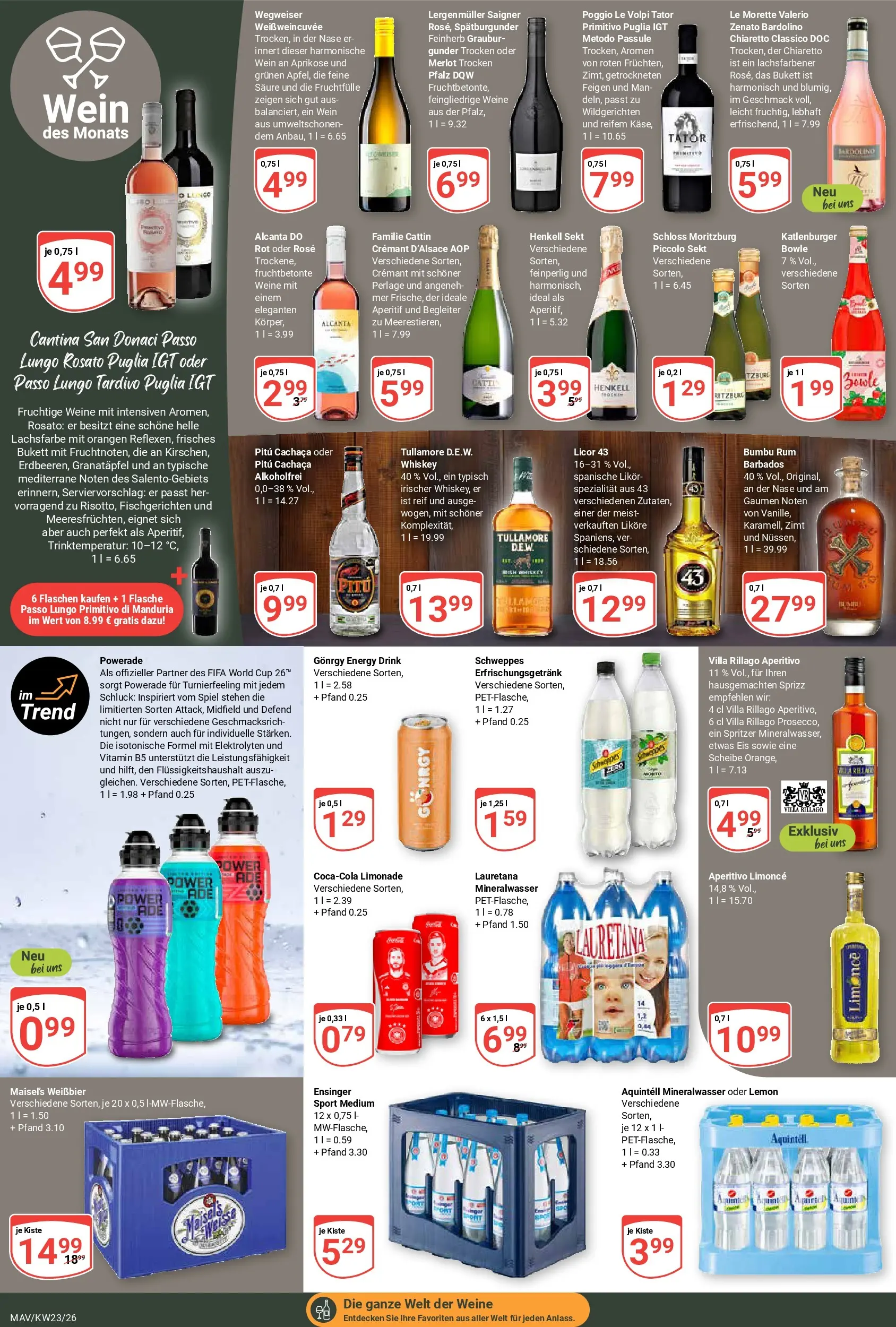 Globus Prospekt Mannheim (ab 01.06.2026) » Angebote online | Seite: 14 | Produkte: Weißbier, Sekt, Rum, Eis
