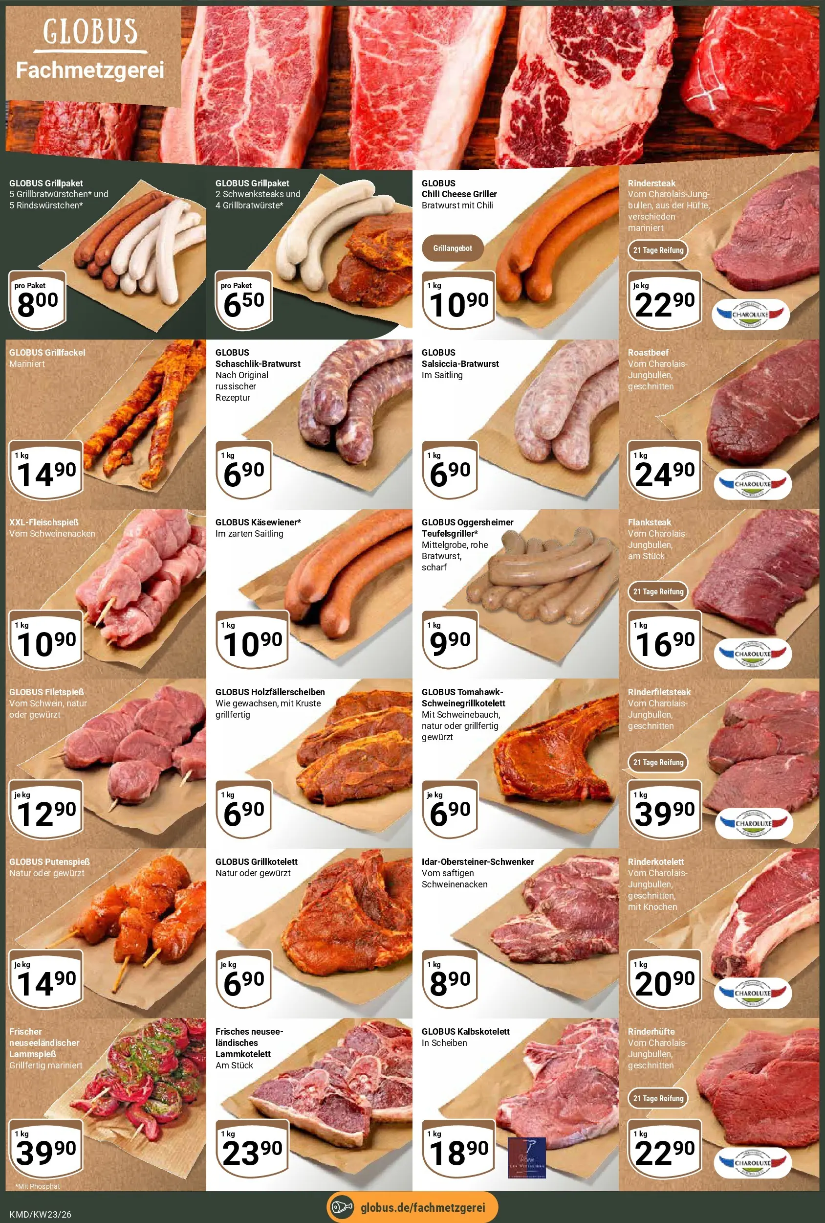 Globus Prospekt Köln (ab 01.06.2026) » Angebote online | Seite: 2 | Produkte: Bratwurst, Roastbeef, Chili, Griller