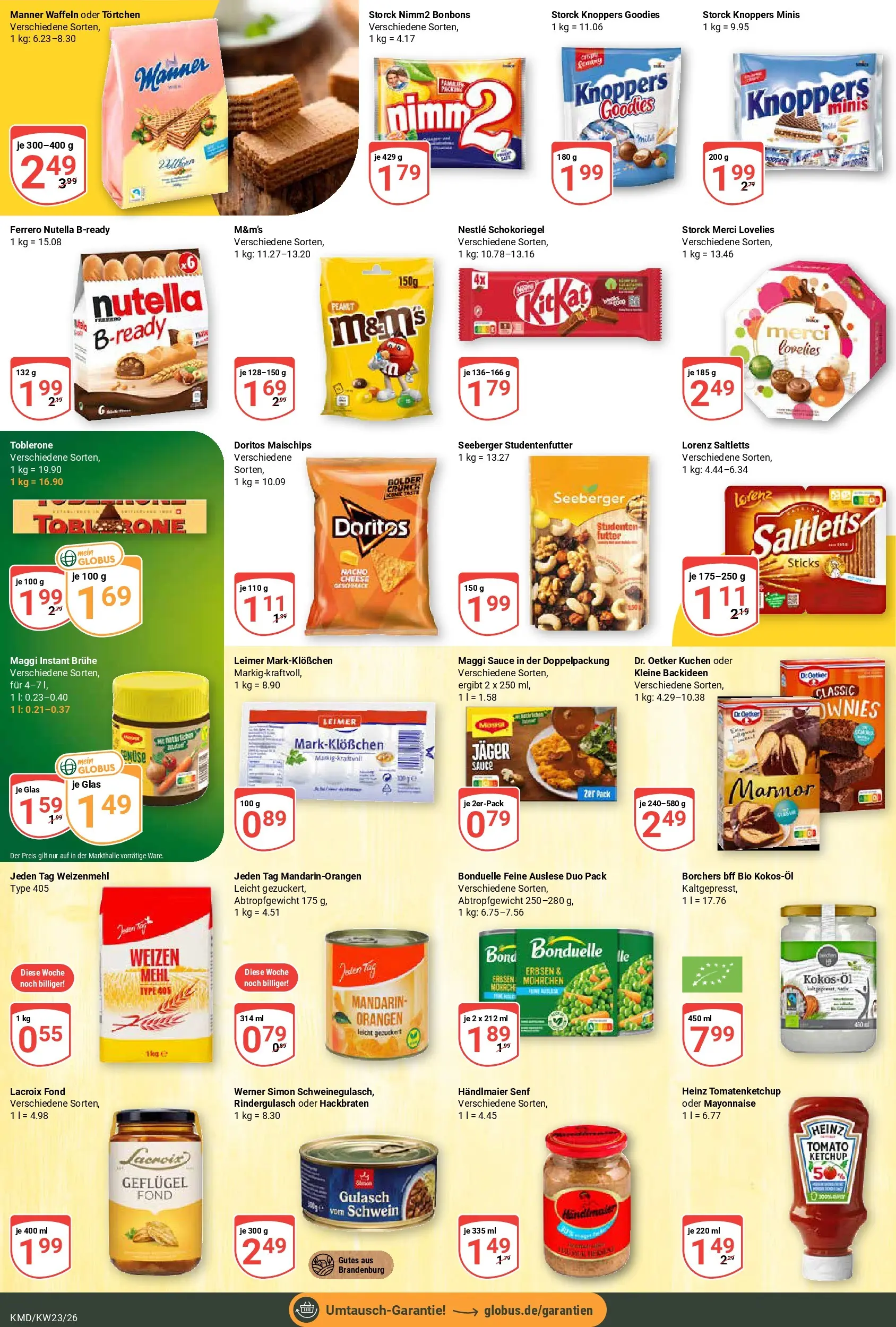 Globus Prospekt Köln (ab 01.06.2026) » Angebote online | Seite: 18 | Produkte: Orangen, Waffeln, Gulasch, Ketchup