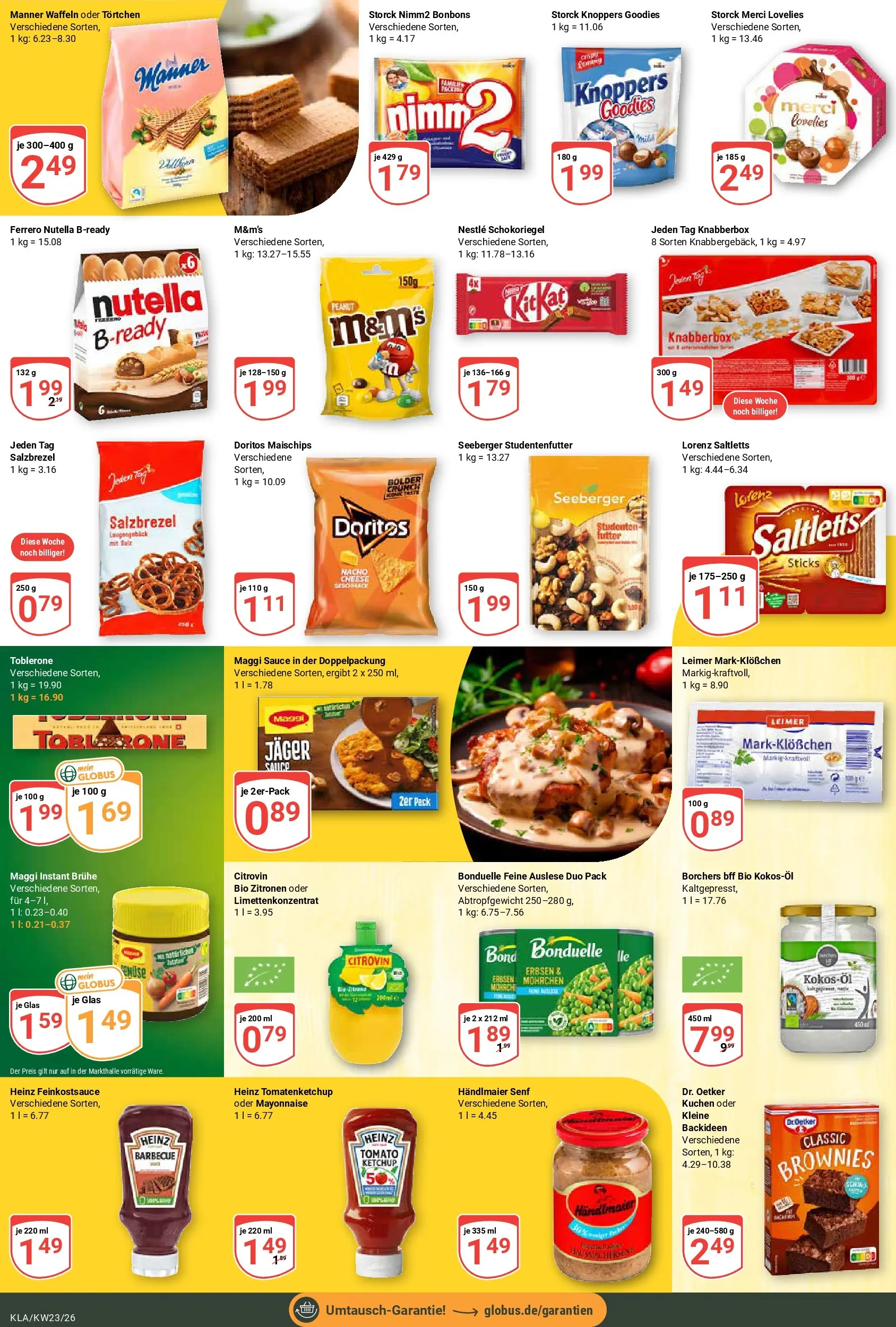 Globus Prospekt Kaiserslautern (ab 01.06.2026) » Angebote online | Seite: 13 | Produkte: Maggi, M&M's, Waffeln, Zitronen