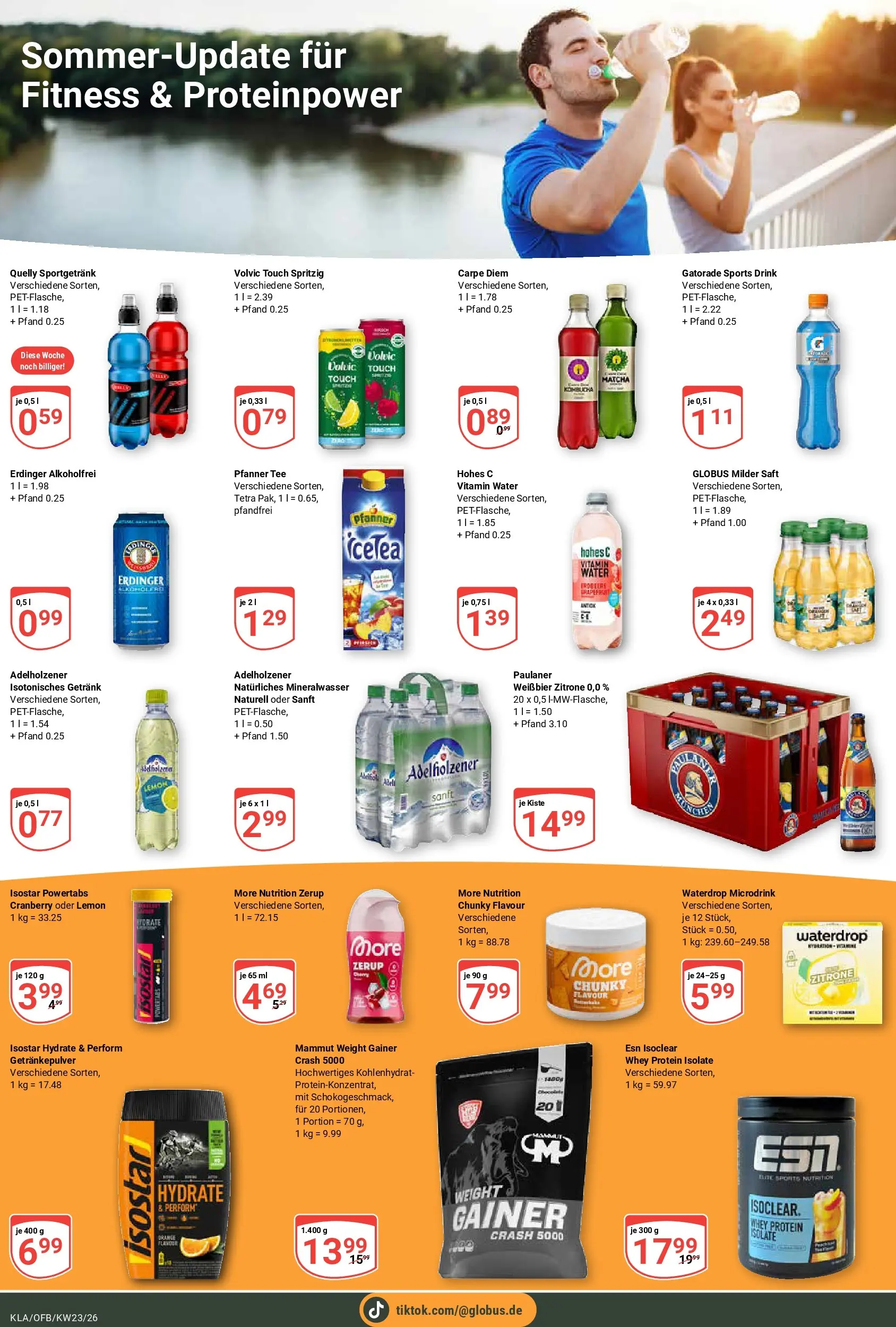 Globus Prospekt Kaiserslautern (ab 01.06.2026) » Angebote online | Seite: 15 | Produkte: Adelholzener, Mineralwasser, Saft, Paulaner