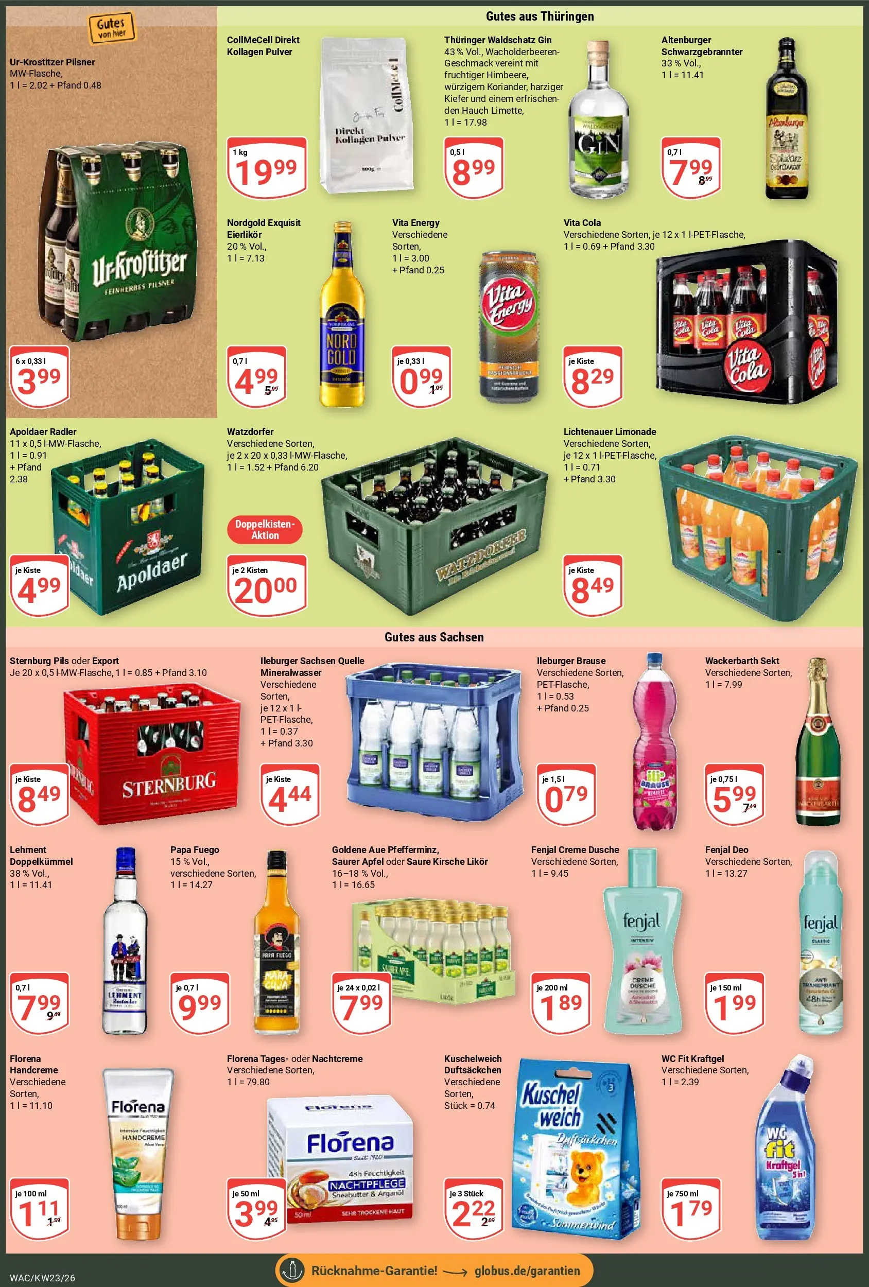 Globus Prospekt Markkleeberg (ab 01.06.2026) » Angebote online | Seite: 4 | Produkte: Energy, Sekt, Äpfel, Limonade