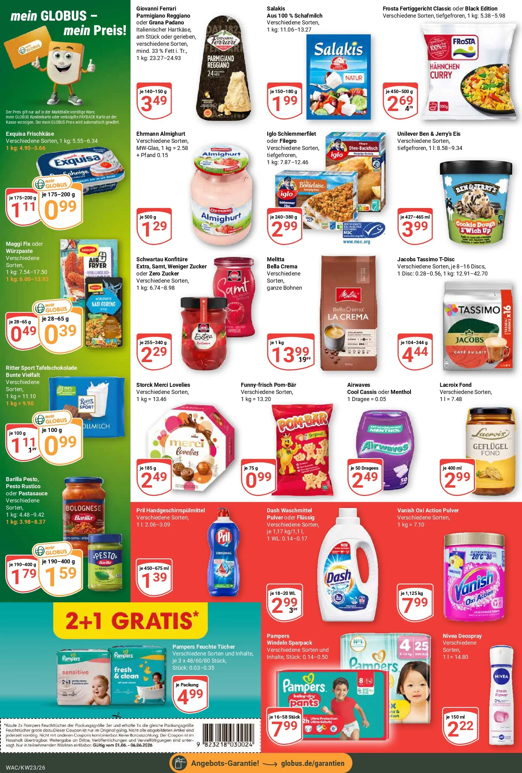 Globus Prospekt Markkleeberg (ab 01.06.2026) » Angebote online | Seite: 6 | Produkte: Maggi, Iglo, Zucker, Maggi fix