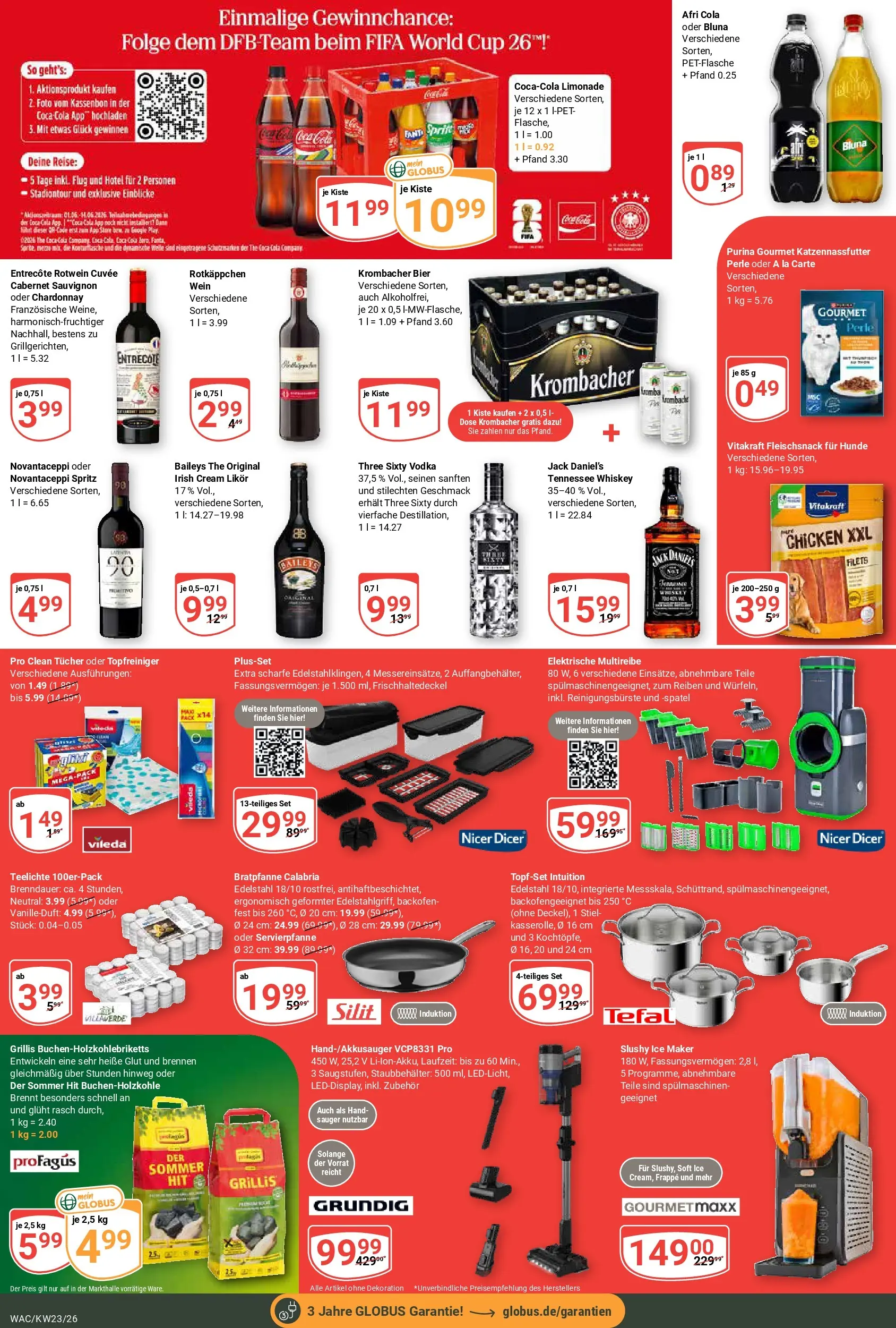 Globus Prospekt Markkleeberg (ab 01.06.2026) » Angebote online | Seite: 7 | Produkte: Coca cola, Bier, Likör, Baileys