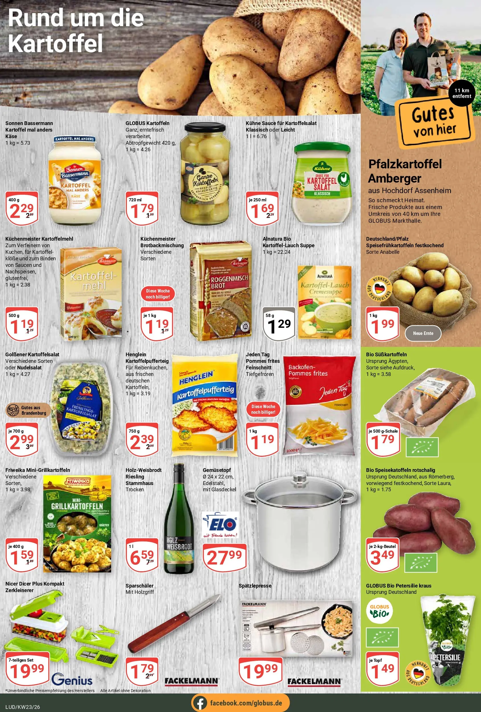 Globus Prospekt Ludwigshafen-Oggersheim (ab 01.06.2026) » Angebote online | Seite: 7 | Produkte: Top, Mehl, Pommes, Pommes frites