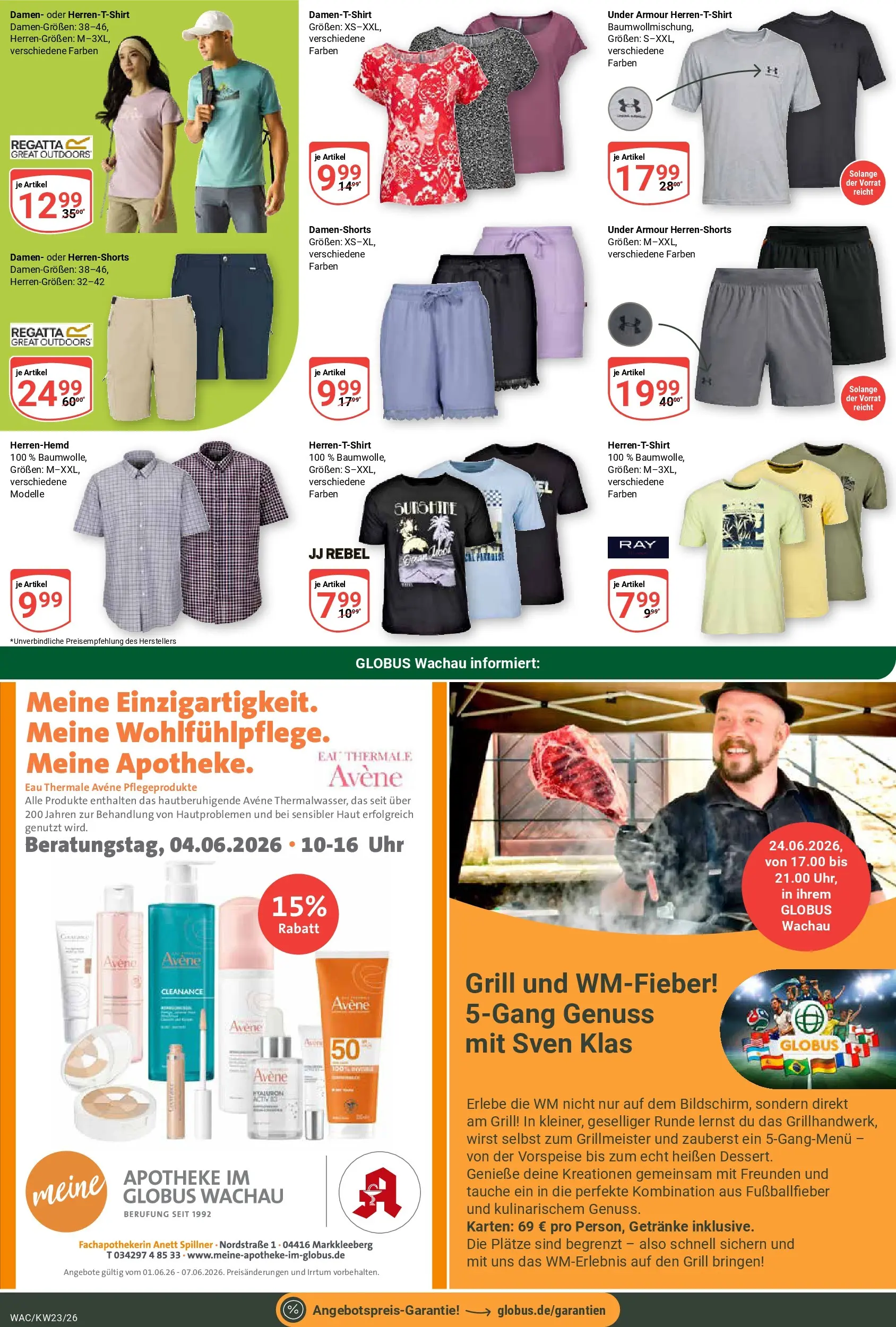 Globus Prospekt Markkleeberg (ab 01.06.2026) » Angebote online | Seite: 26 | Produkte: Grill, Uhr